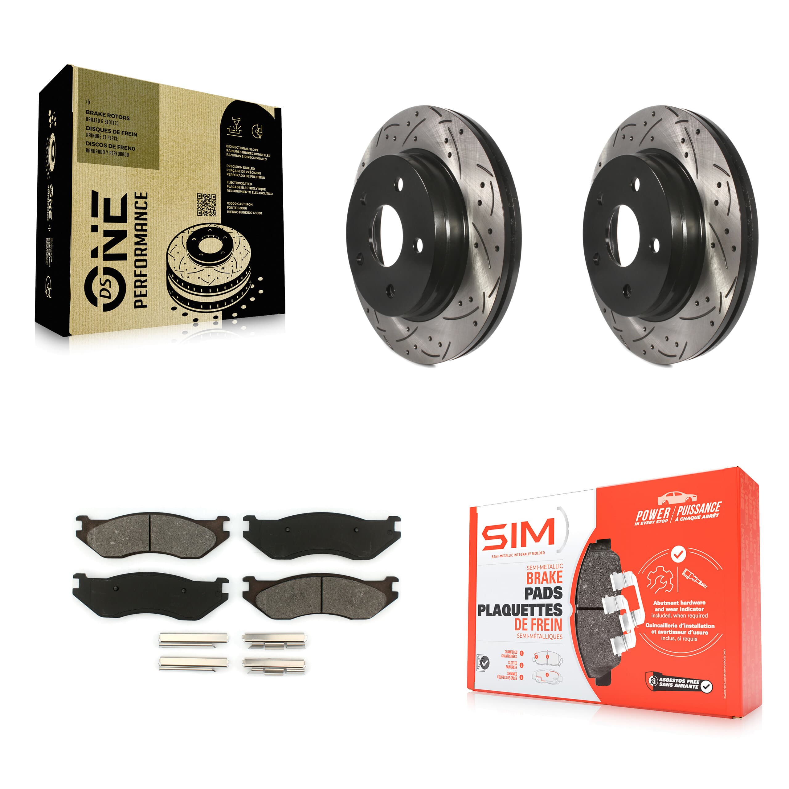 Transit Auto - KDS-100033 - Front Disc Brake Kits image 1