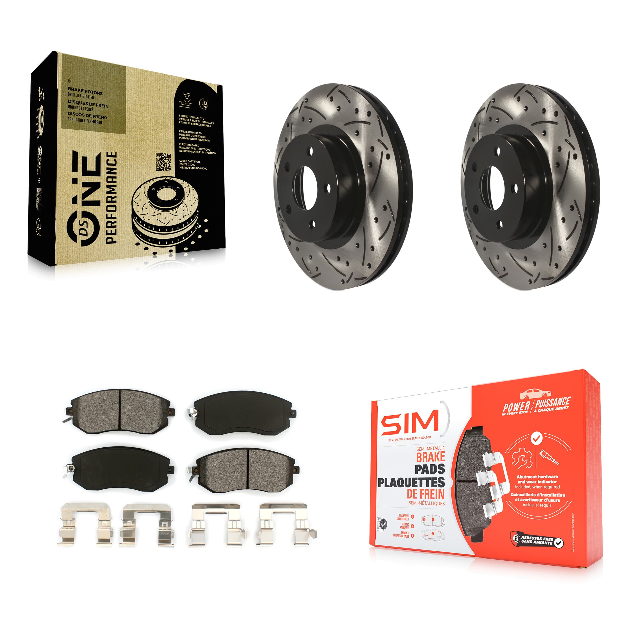 Transit Auto - KDS-100048 - Front Disc Brake Kits image 1
