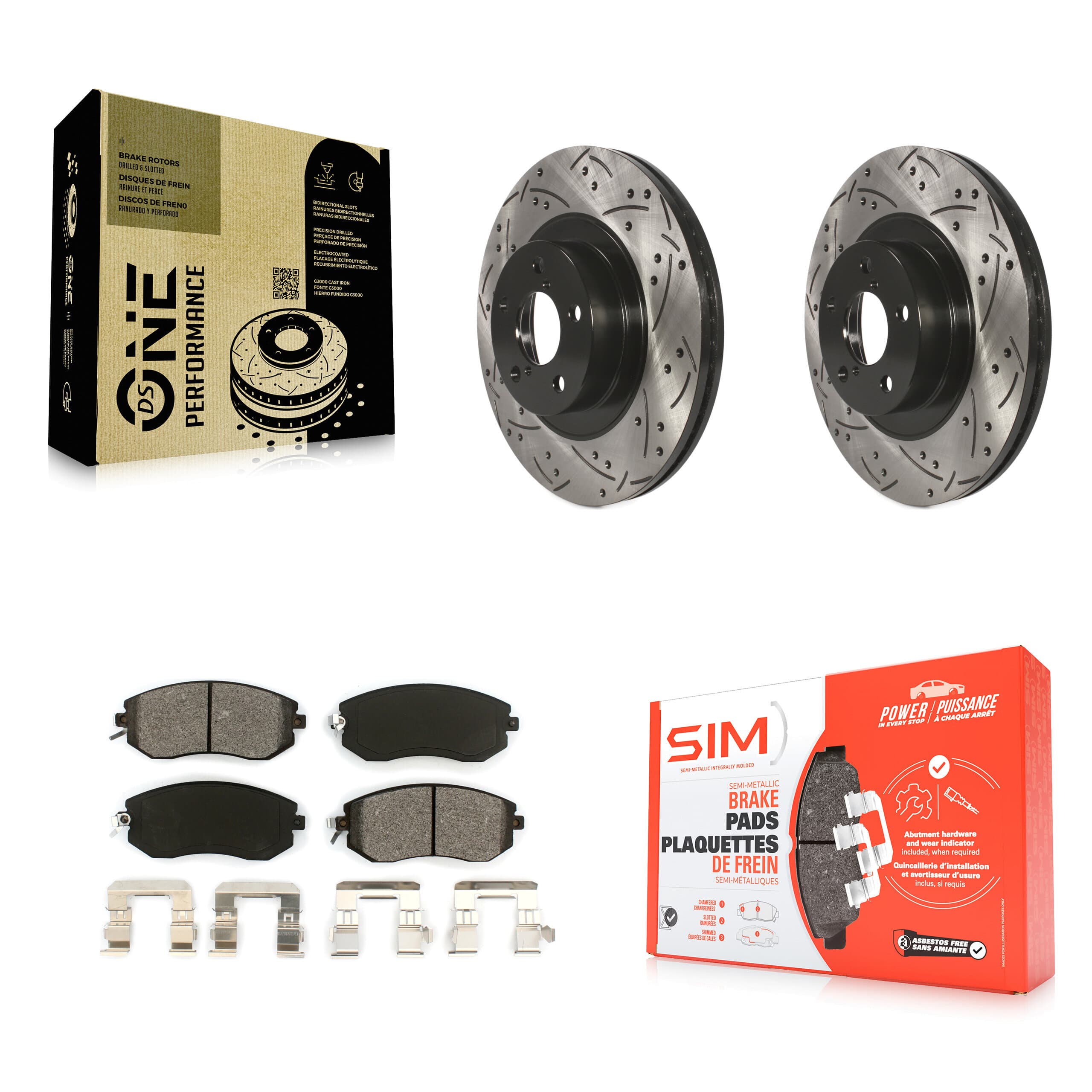 Transit Auto - KDS-100066 - Front Disc Brake Kits image 1
