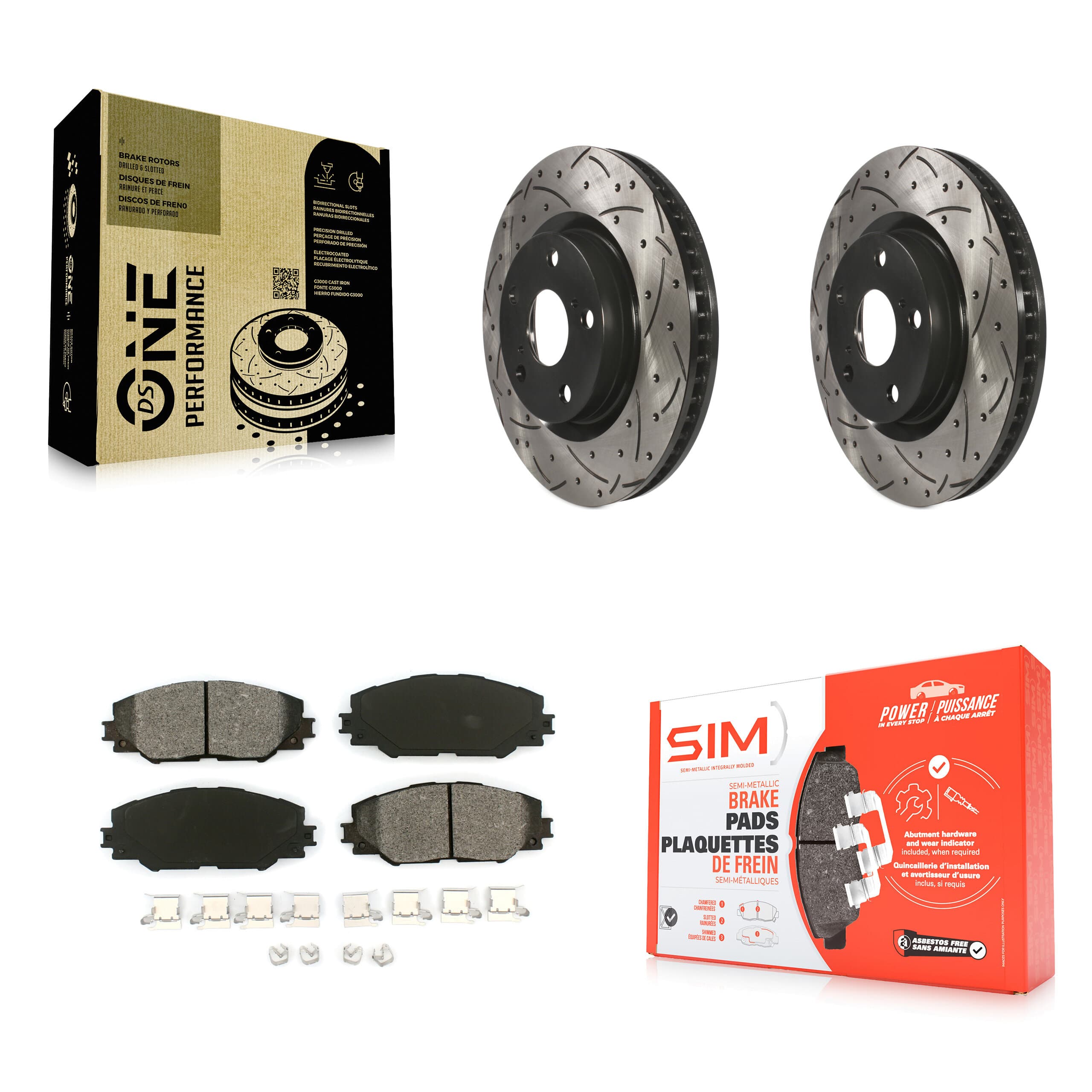 Transit Auto - KDS-100086 - Front Disc Brake Kits image 1