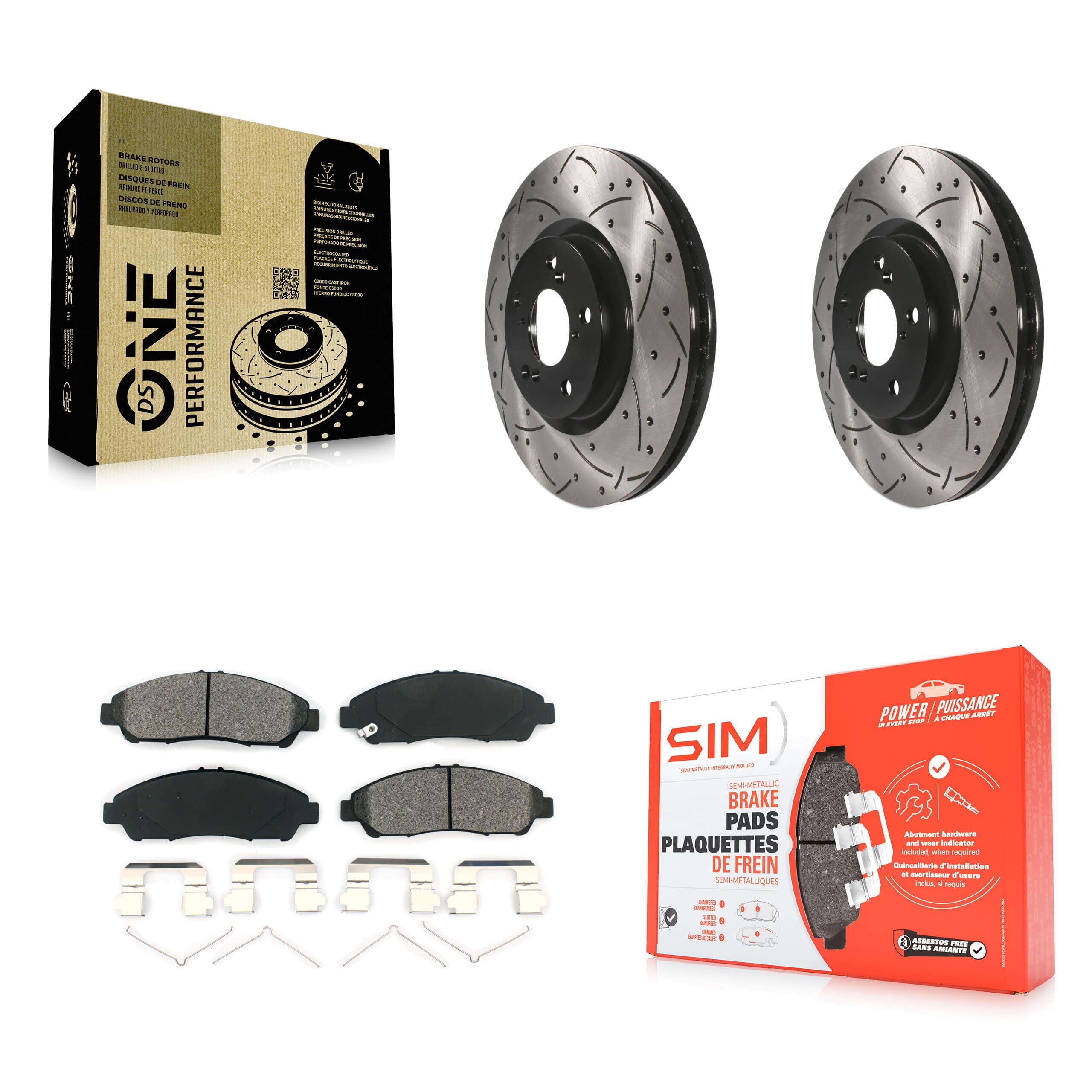 Transit Auto - KDS-100097 - Front Disc Brake Kits image 1