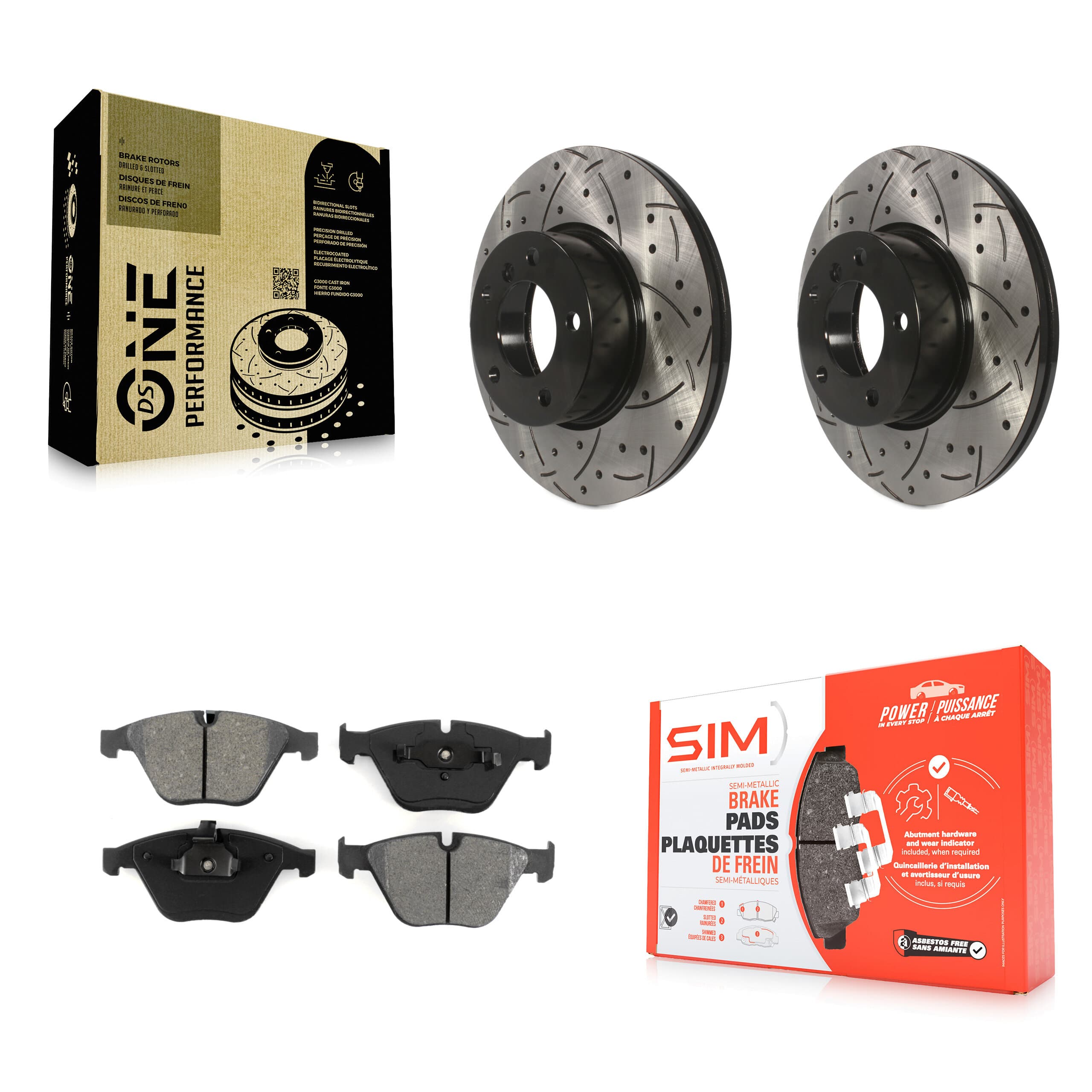 Transit Auto - KDS-100112 - Front Disc Brake Kits image 1