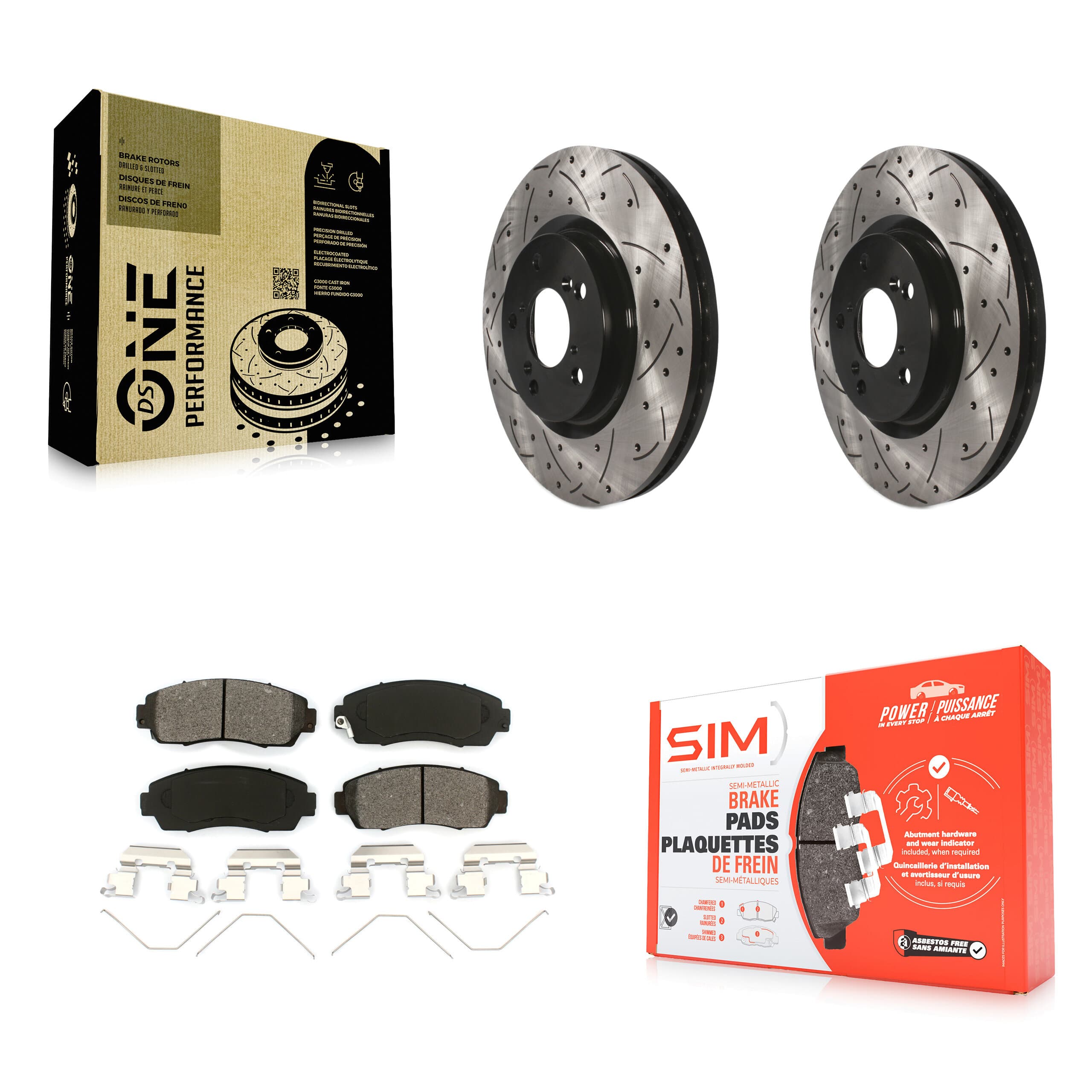 Transit Auto - KDS-100119 - Front Disc Brake Kits image 1