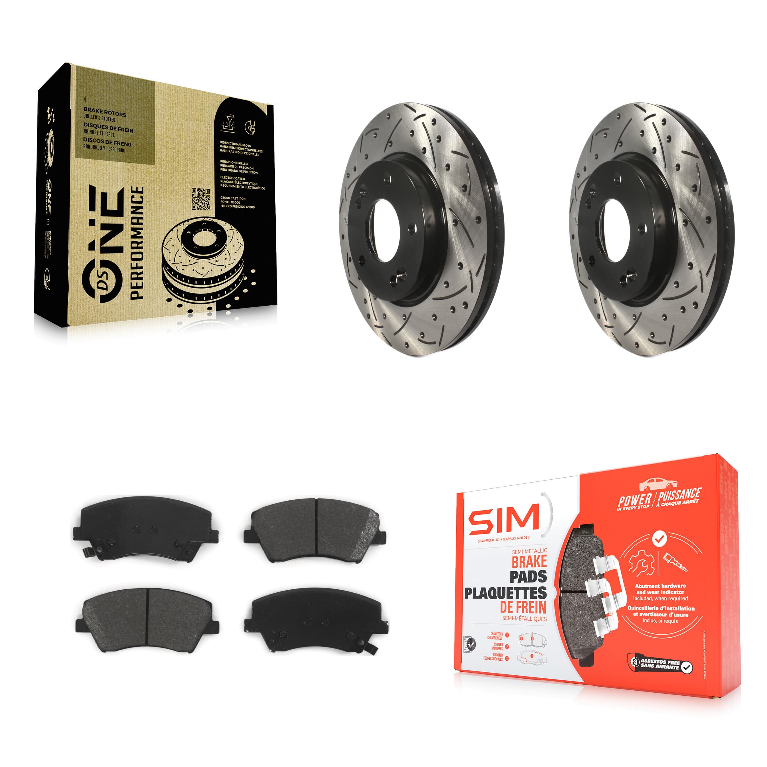 Transit Auto - KDS-100131 - Front Disc Brake Kits image 1