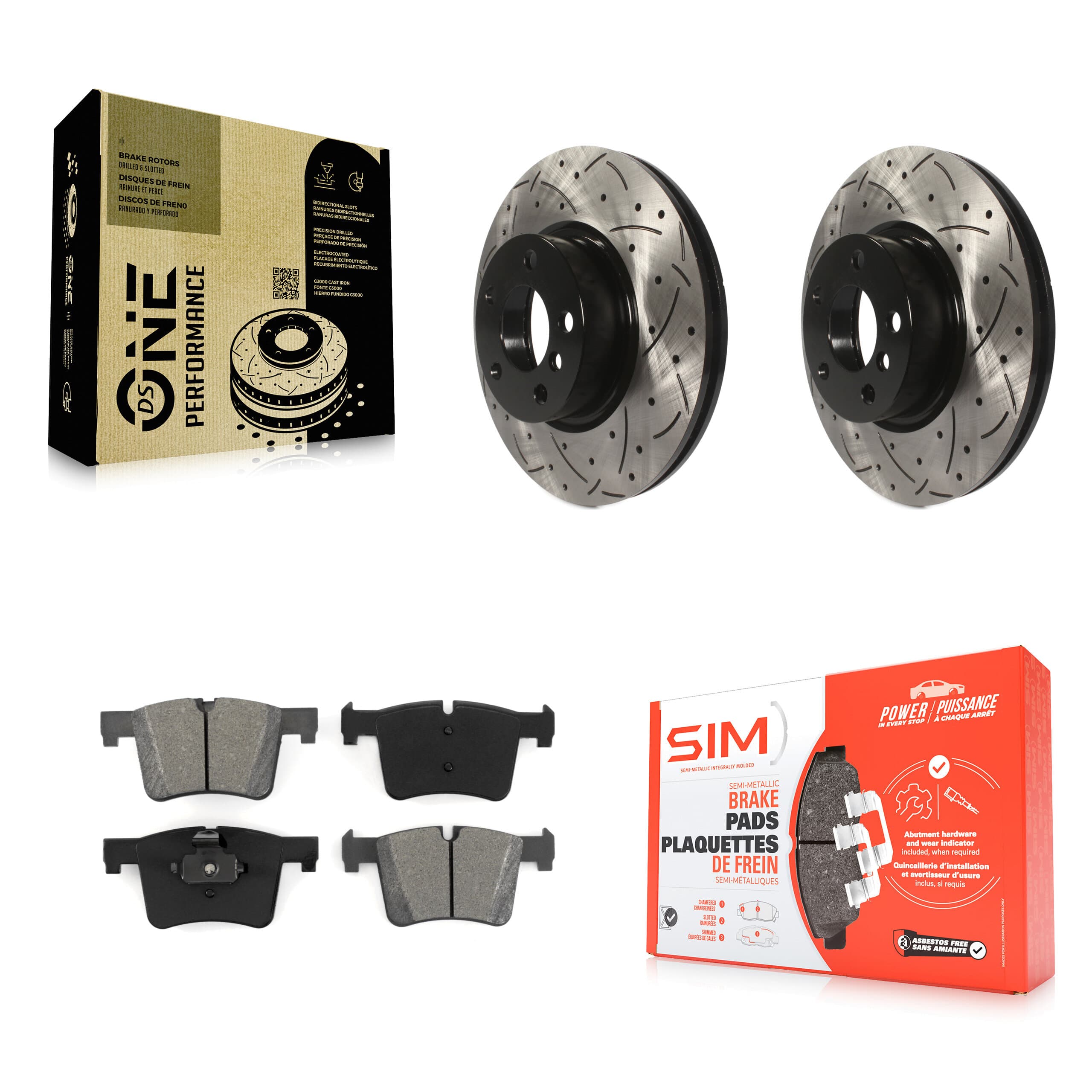 Transit Auto - KDS-100132 - Front Disc Brake Kits image 1