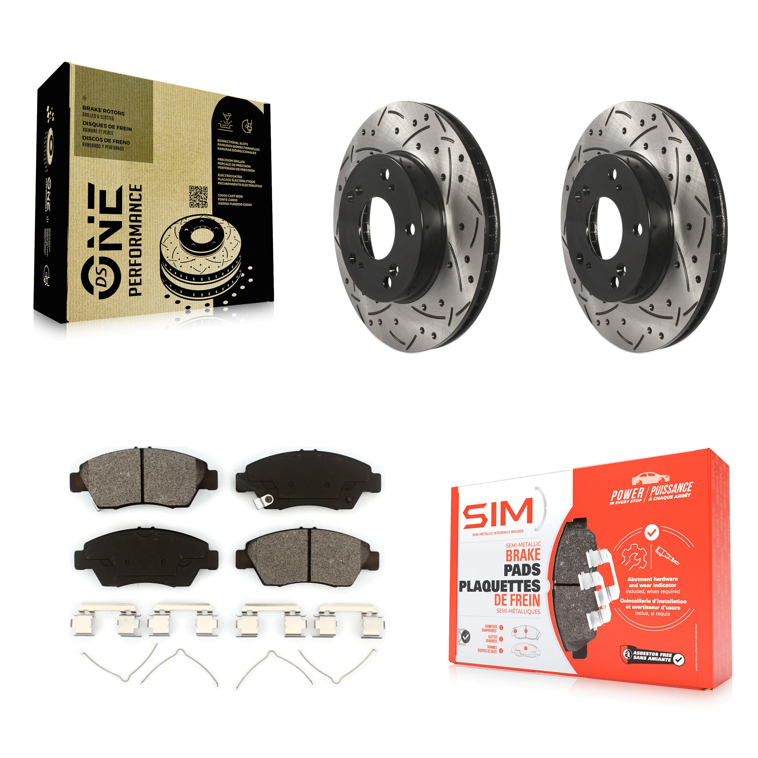 Transit Auto - KDS-100141 - Front Disc Brake Kits image 1