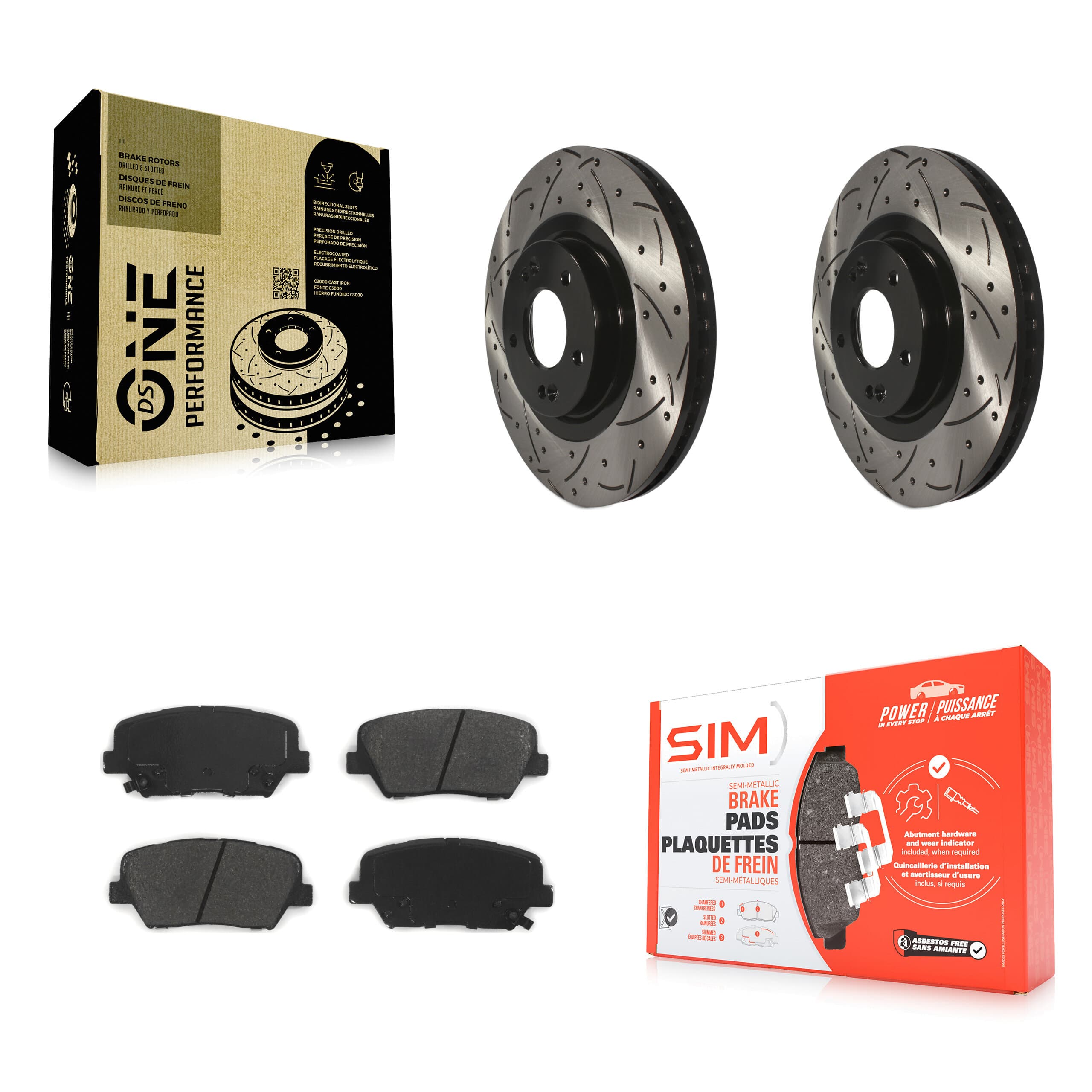 Transit Auto - KDS-100144 - Front Disc Brake Kits image 1