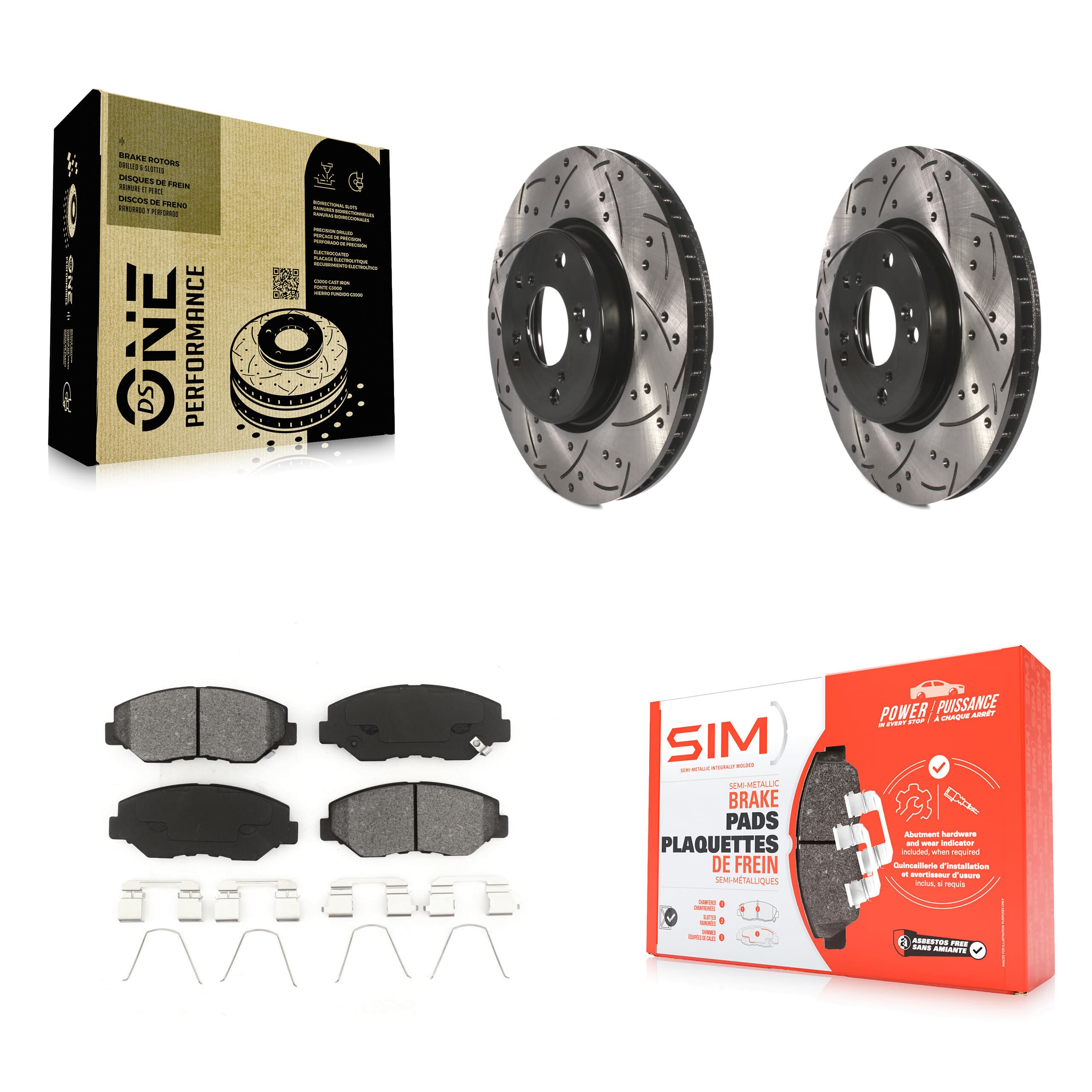 Transit Auto - KDS-100149 - Front Disc Brake Kits image 1
