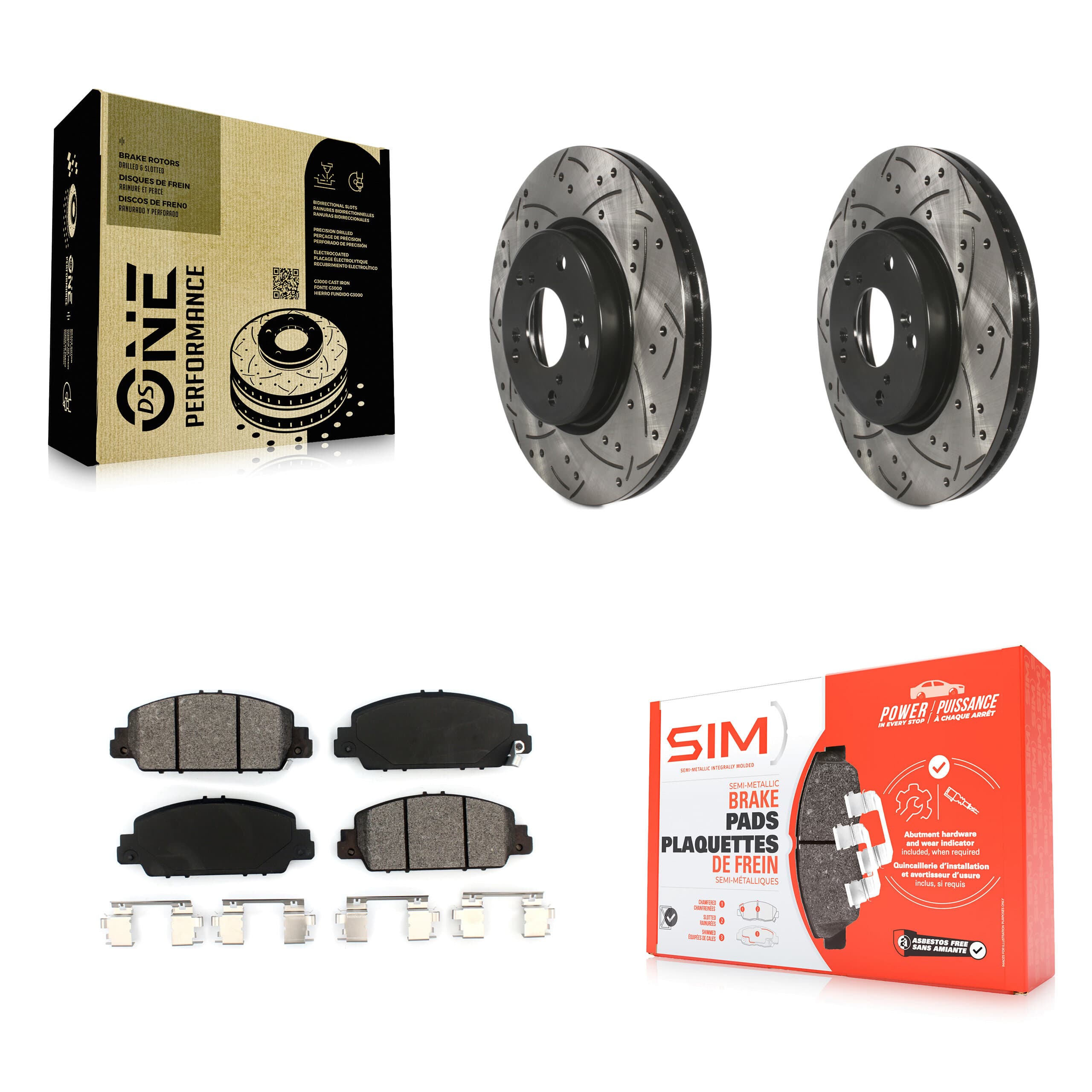 Transit Auto - KDS-100150 - Front Disc Brake Kits image 1
