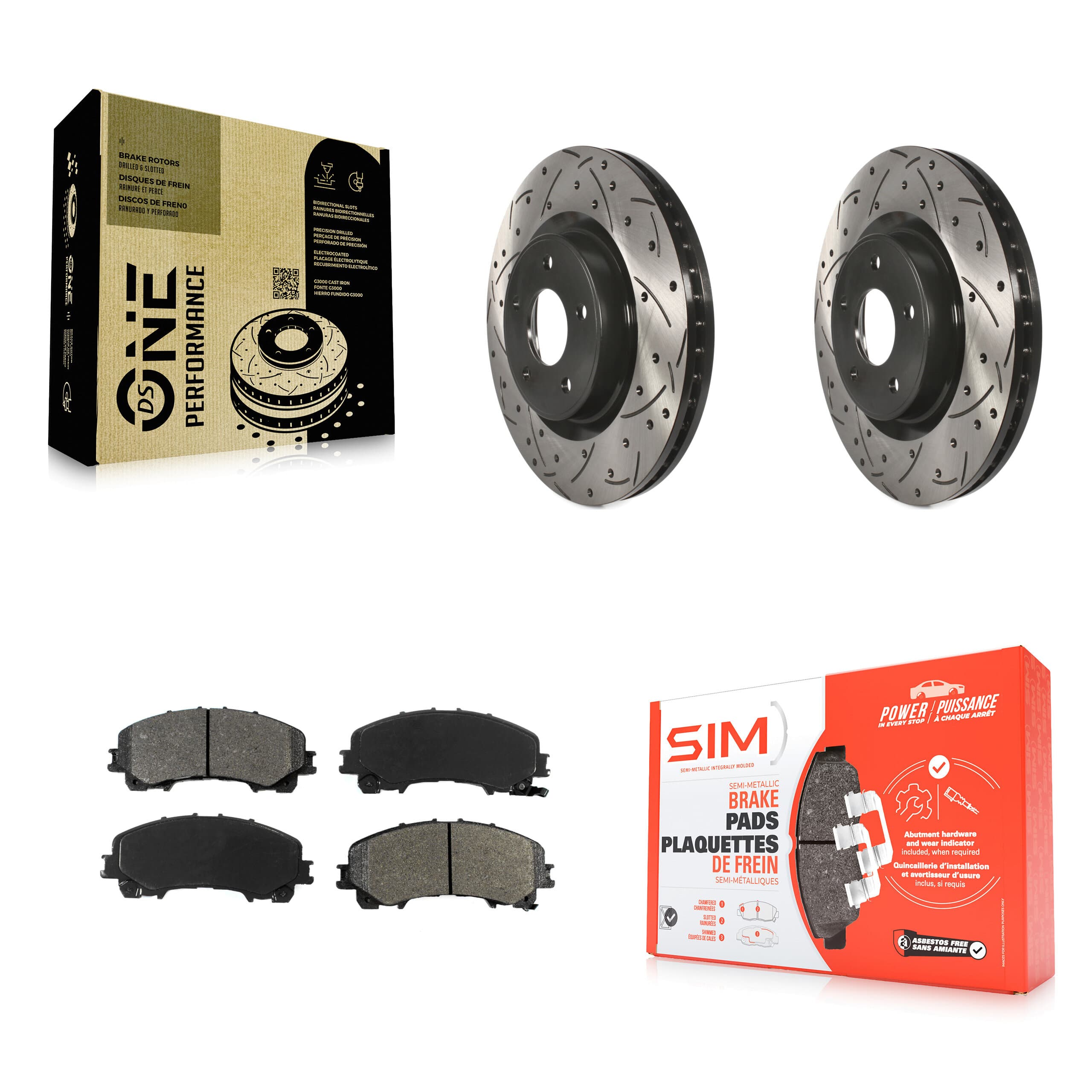 Transit Auto - KDS-100154 - Front Disc Brake Kits image 1