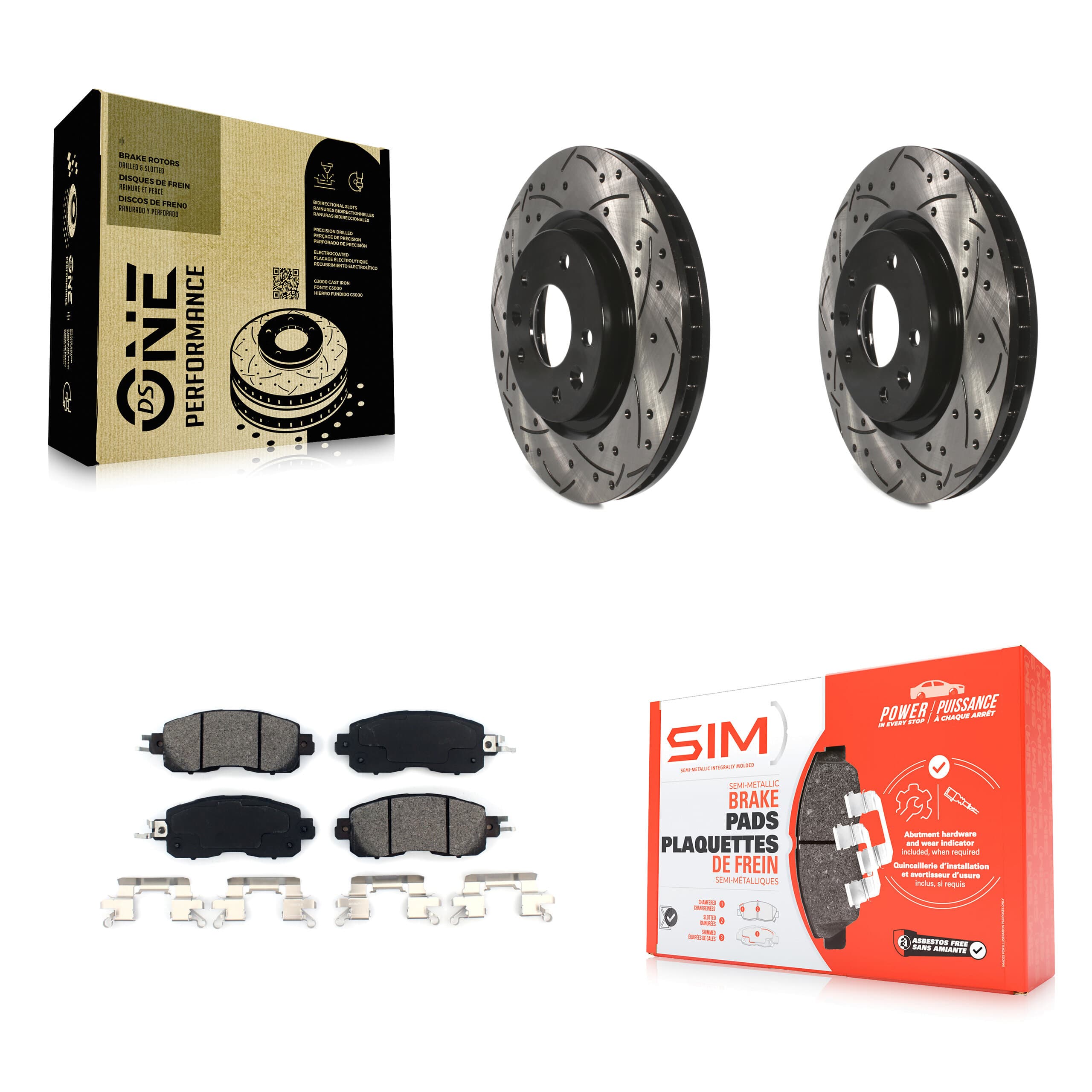 Transit Auto - KDS-100163 - Front Disc Brake Kits image 1