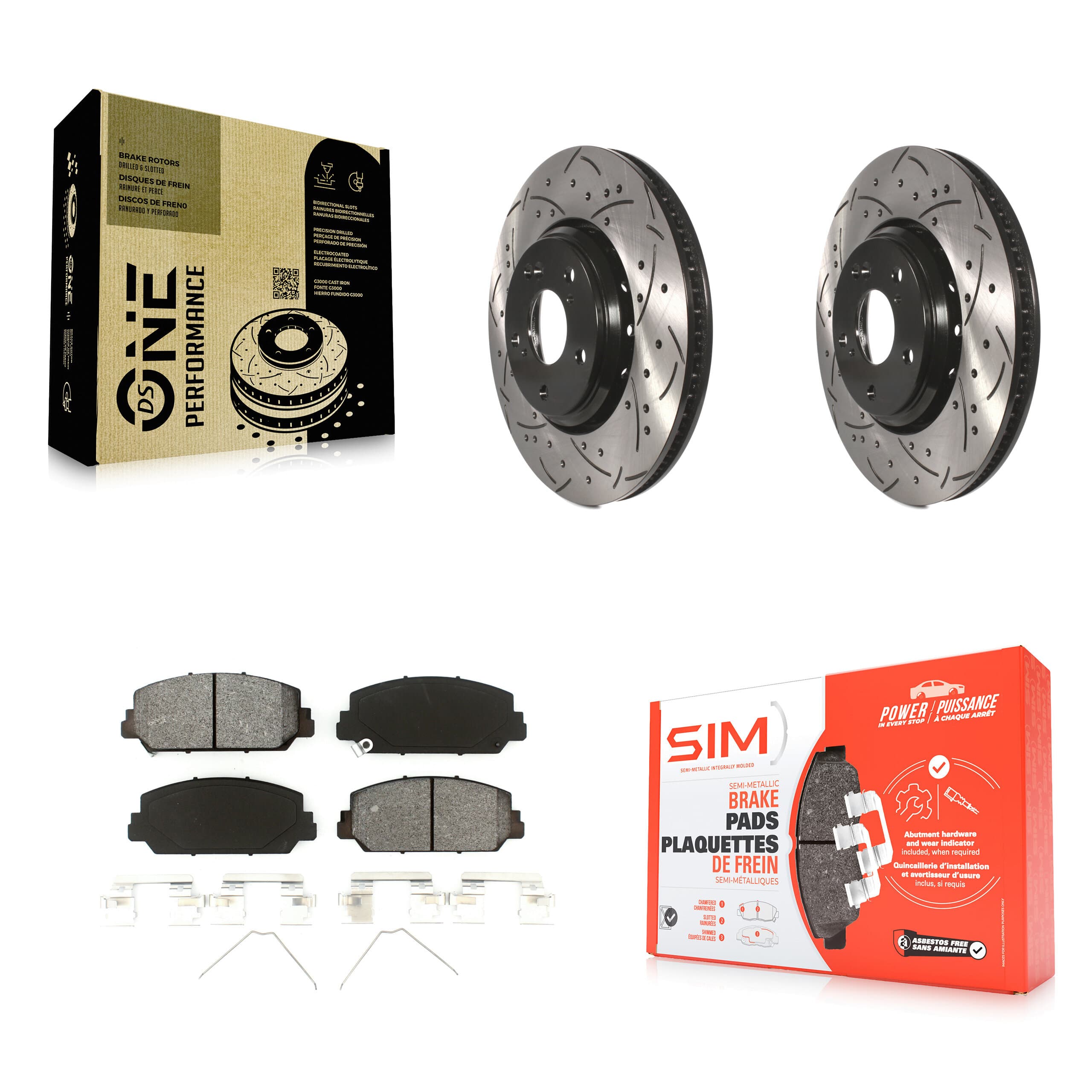 Transit Auto - KDS-100171 - Front Disc Brake Kits image 1