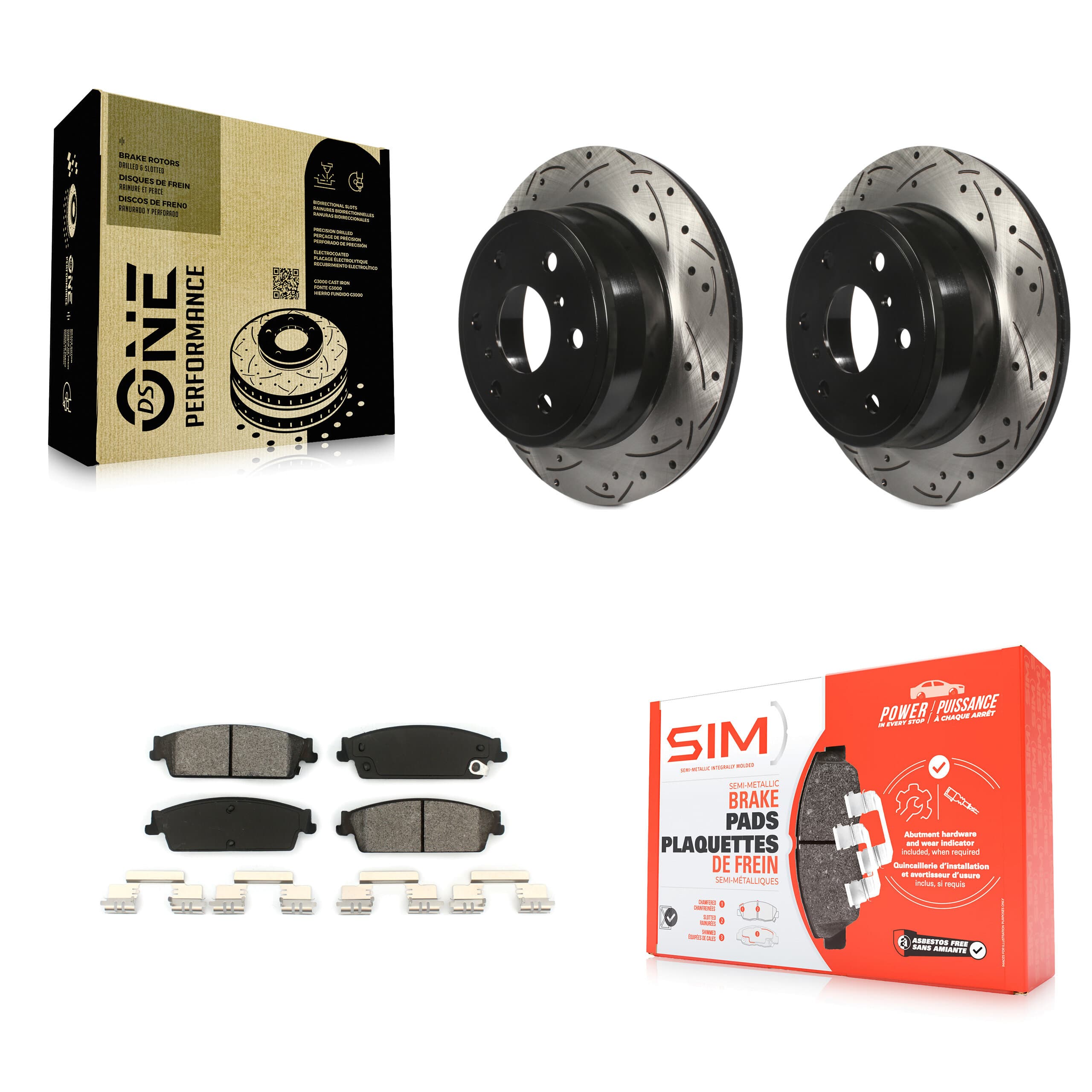 Transit Auto - KDS-100380 - Rear Disc Brake Kits image 1