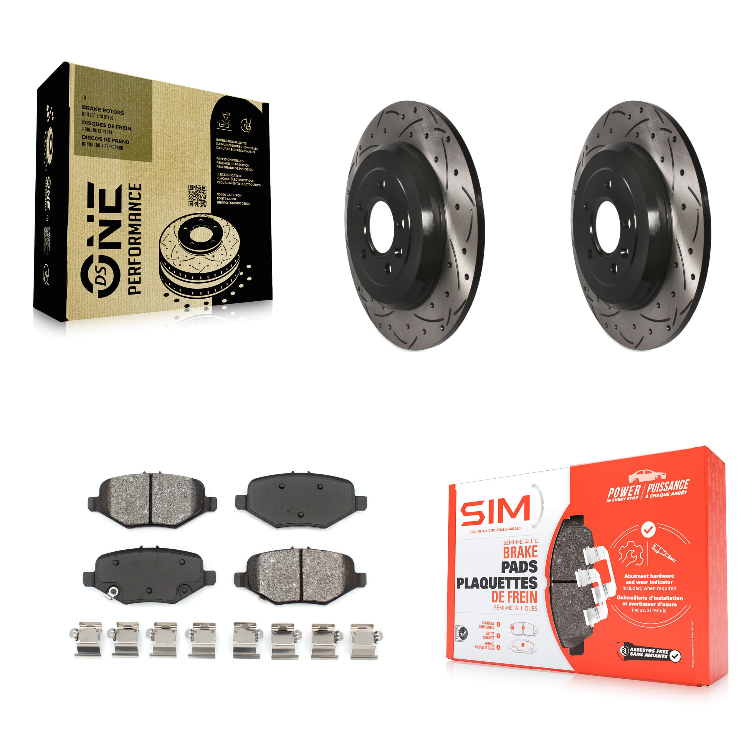 Transit Auto - KDS-100406 - Rear Disc Brake Kits image 1