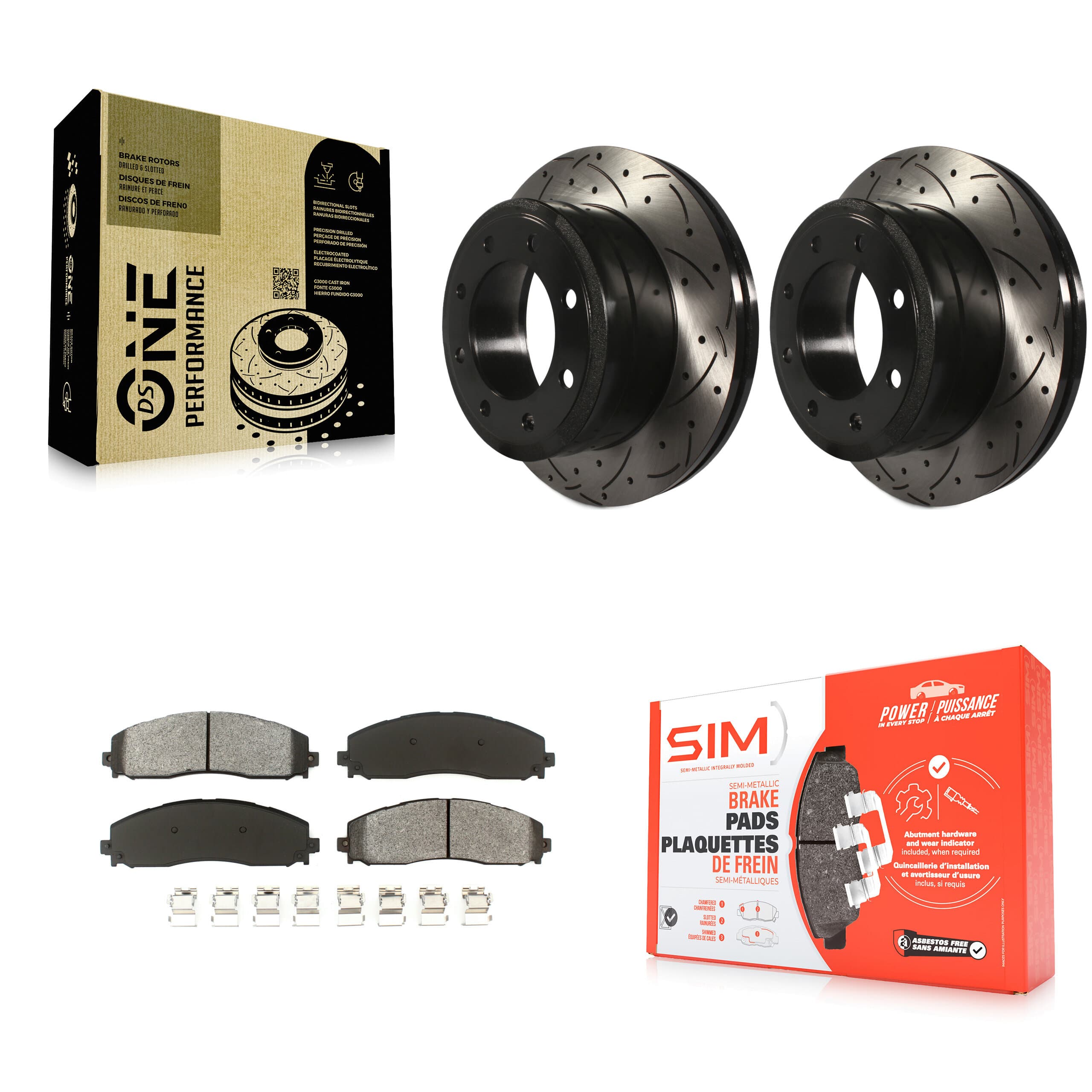 Transit Auto - KDS-100415 - Rear Disc Brake Kits image 1