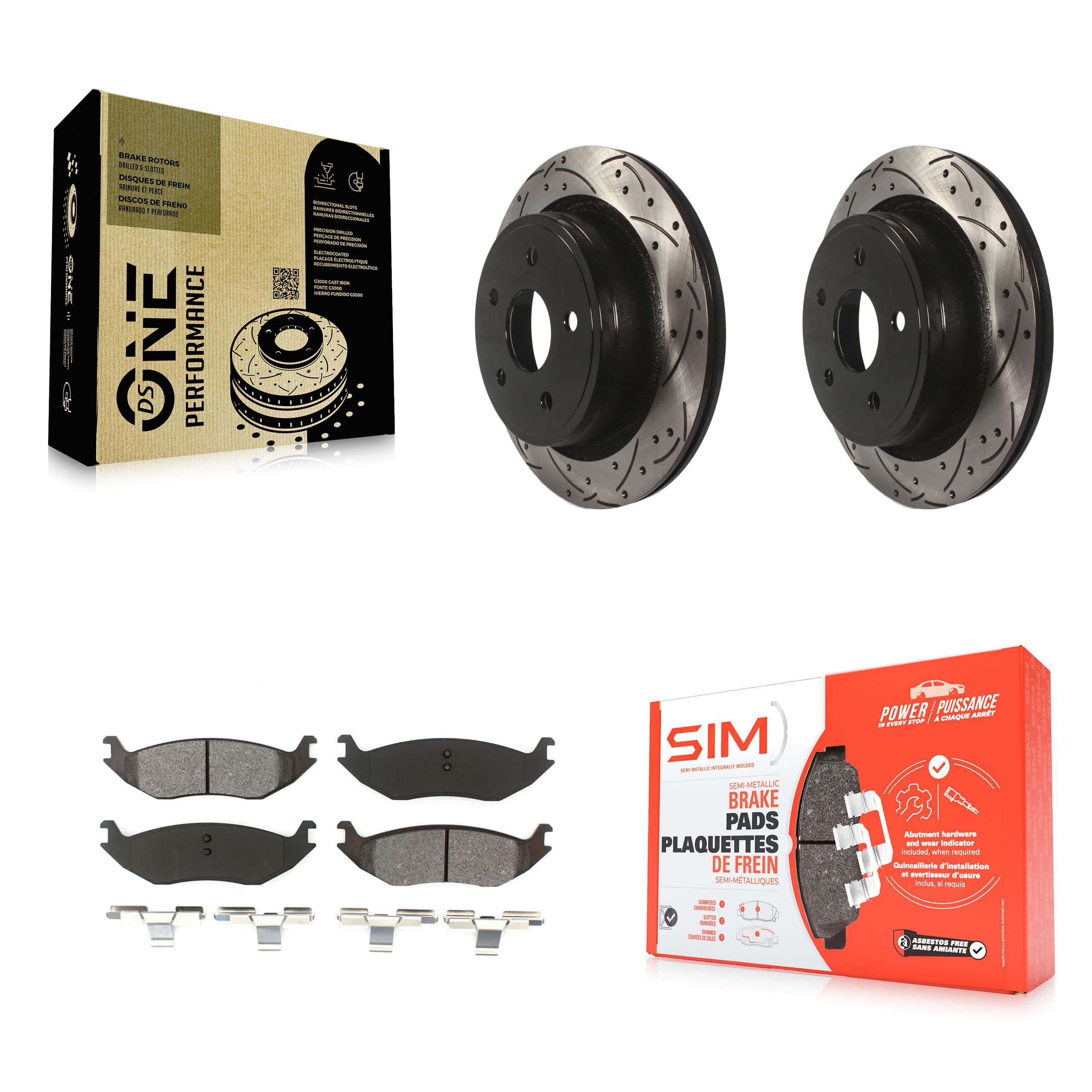 Transit Auto - KDS-100417 - Rear Disc Brake Kits image 1