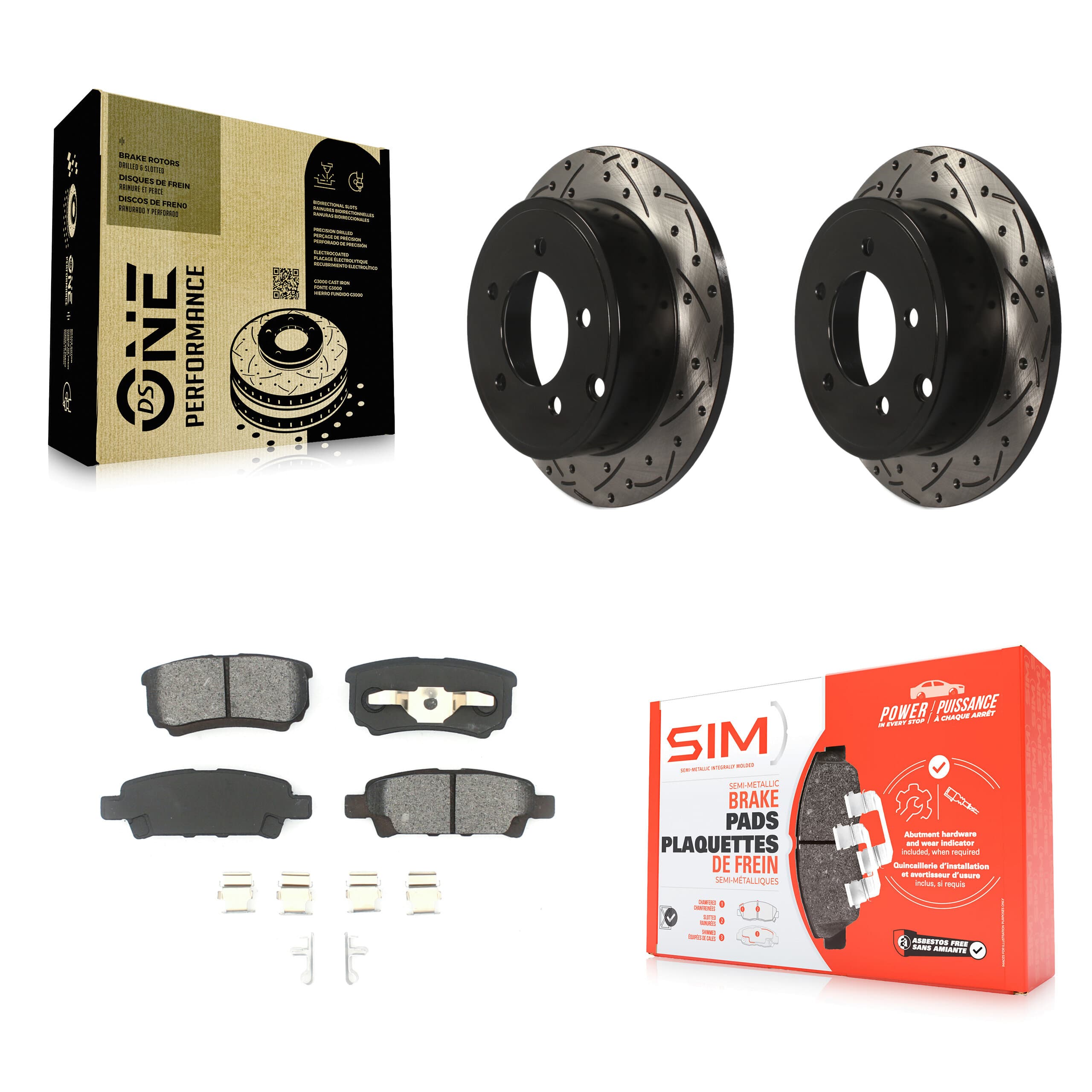 Transit Auto - KDS-100421 - Rear Disc Brake Kits image 1