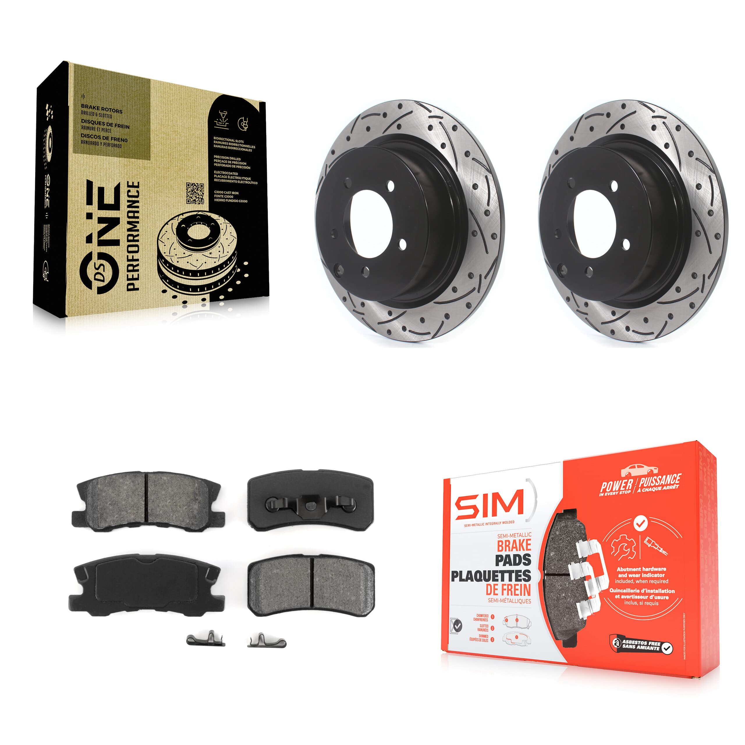 Transit Auto - KDS-100424 - Rear Disc Brake Kits image 1
