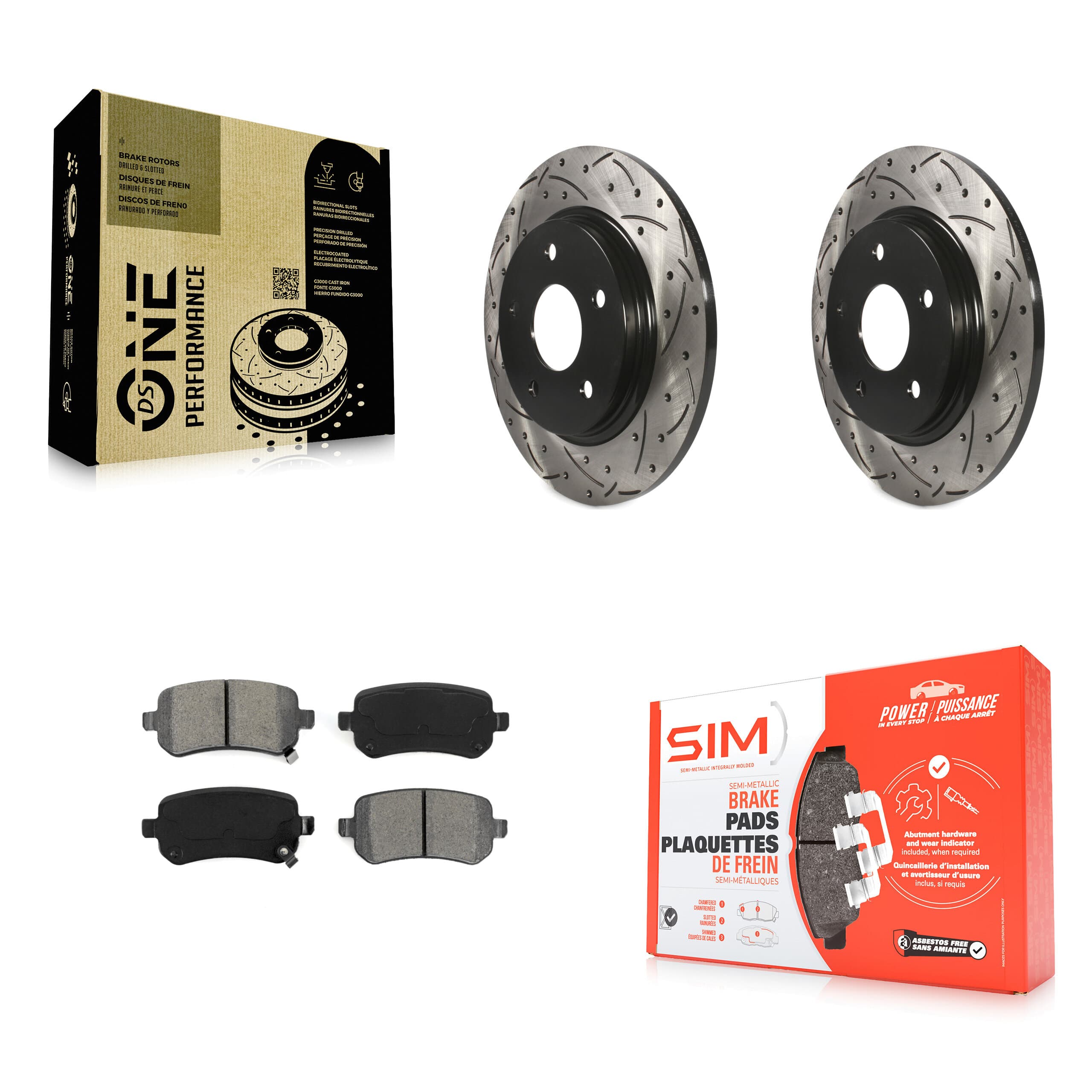 Transit Auto - KDS-100425 - Rear Disc Brake Kits image 1