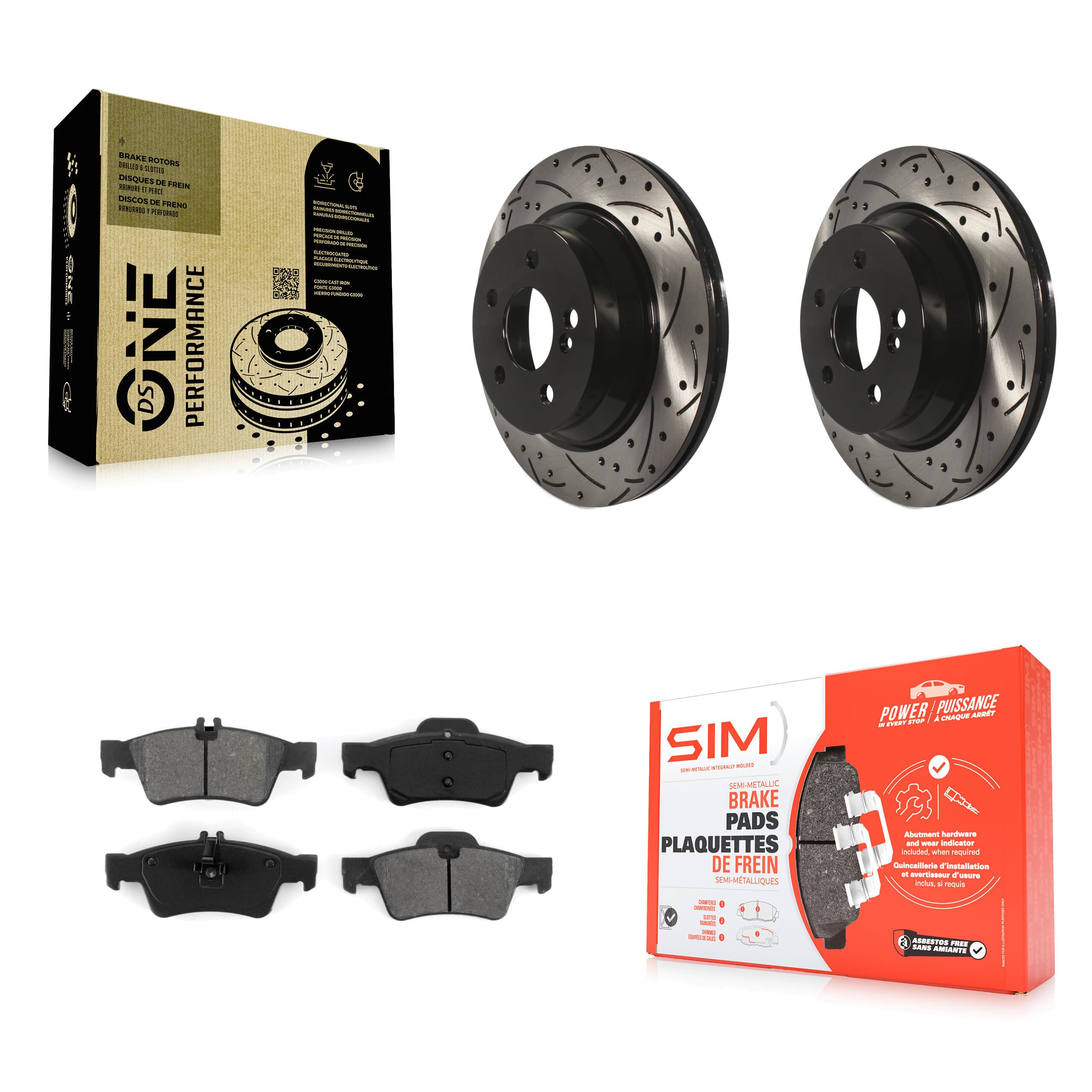 Transit Auto - KDS-100438 - Rear Disc Brake Kits image 1