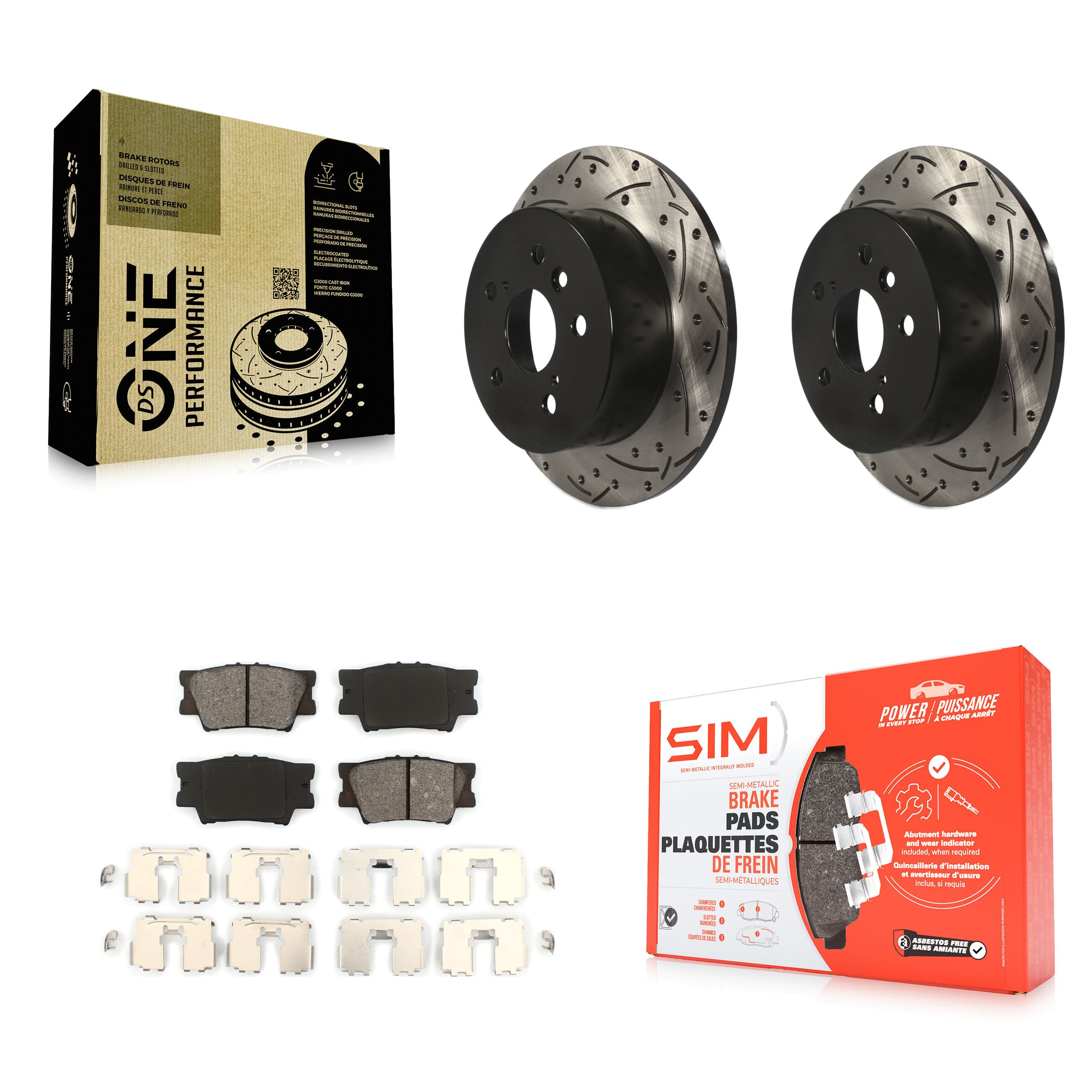 Transit Auto - KDS-100445 - Rear Disc Brake Kits image 1