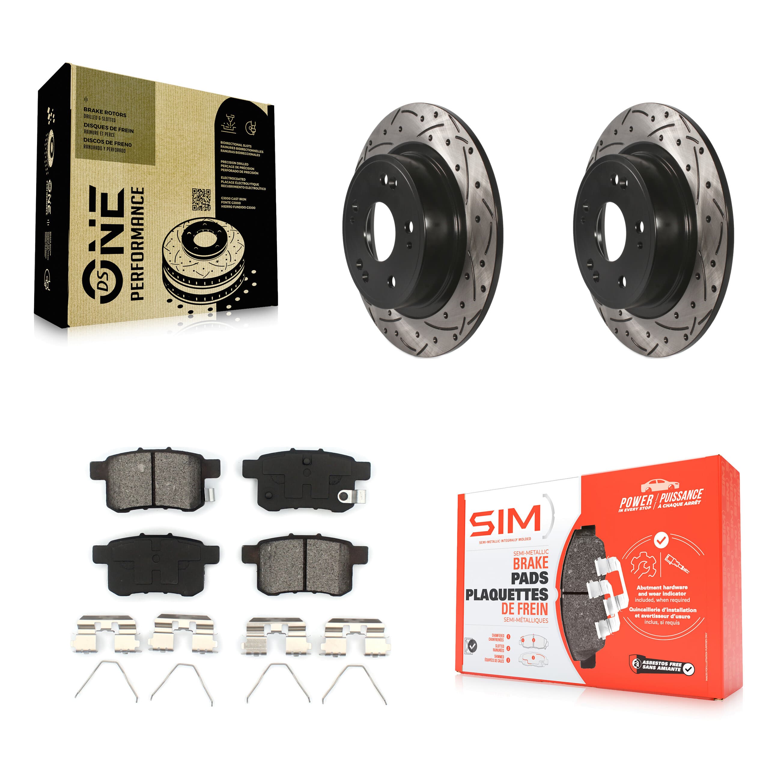 Transit Auto - KDS-100450 - Rear Disc Brake Kits image 1