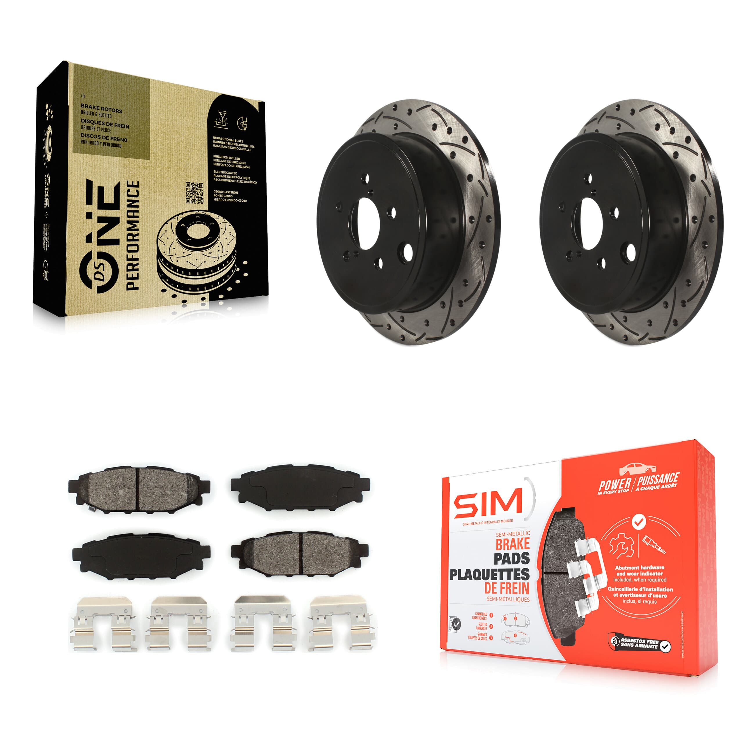 Transit Auto - KDS-100460 - Rear Disc Brake Kits image 1