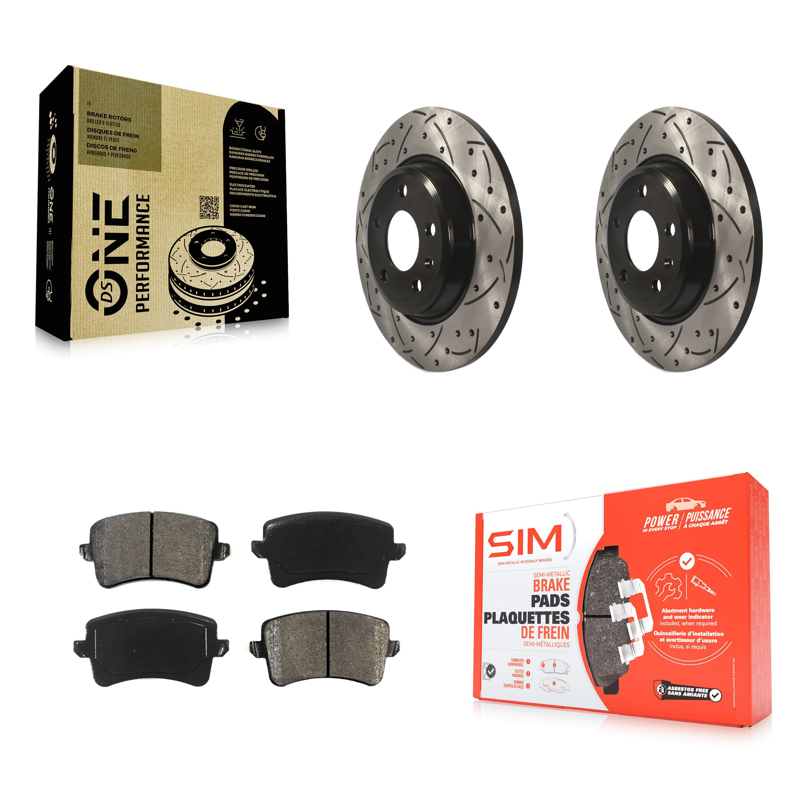 Transit Auto - KDS-100463 - Rear Disc Brake Kits image 1