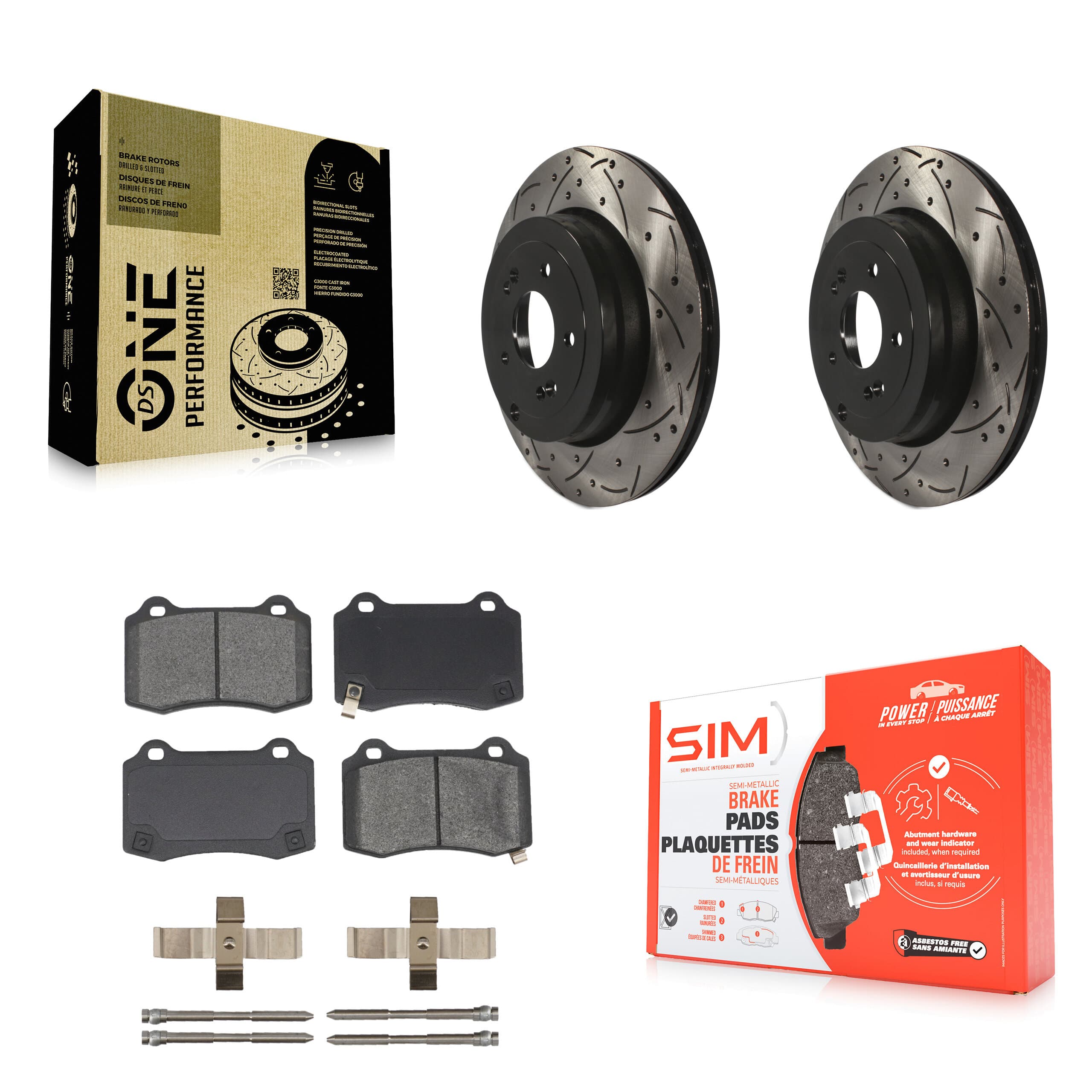 Transit Auto - KDS-100466 - Rear Disc Brake Kits image 1