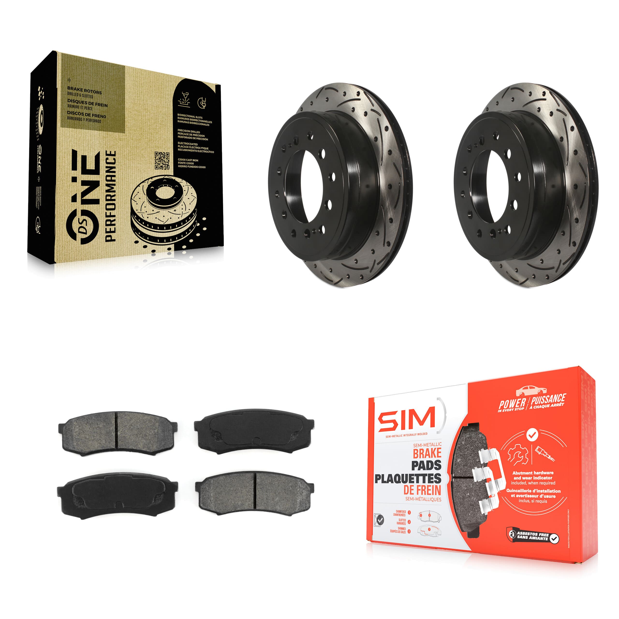 Transit Auto - KDS-100469 - Rear Disc Brake Kits image 1