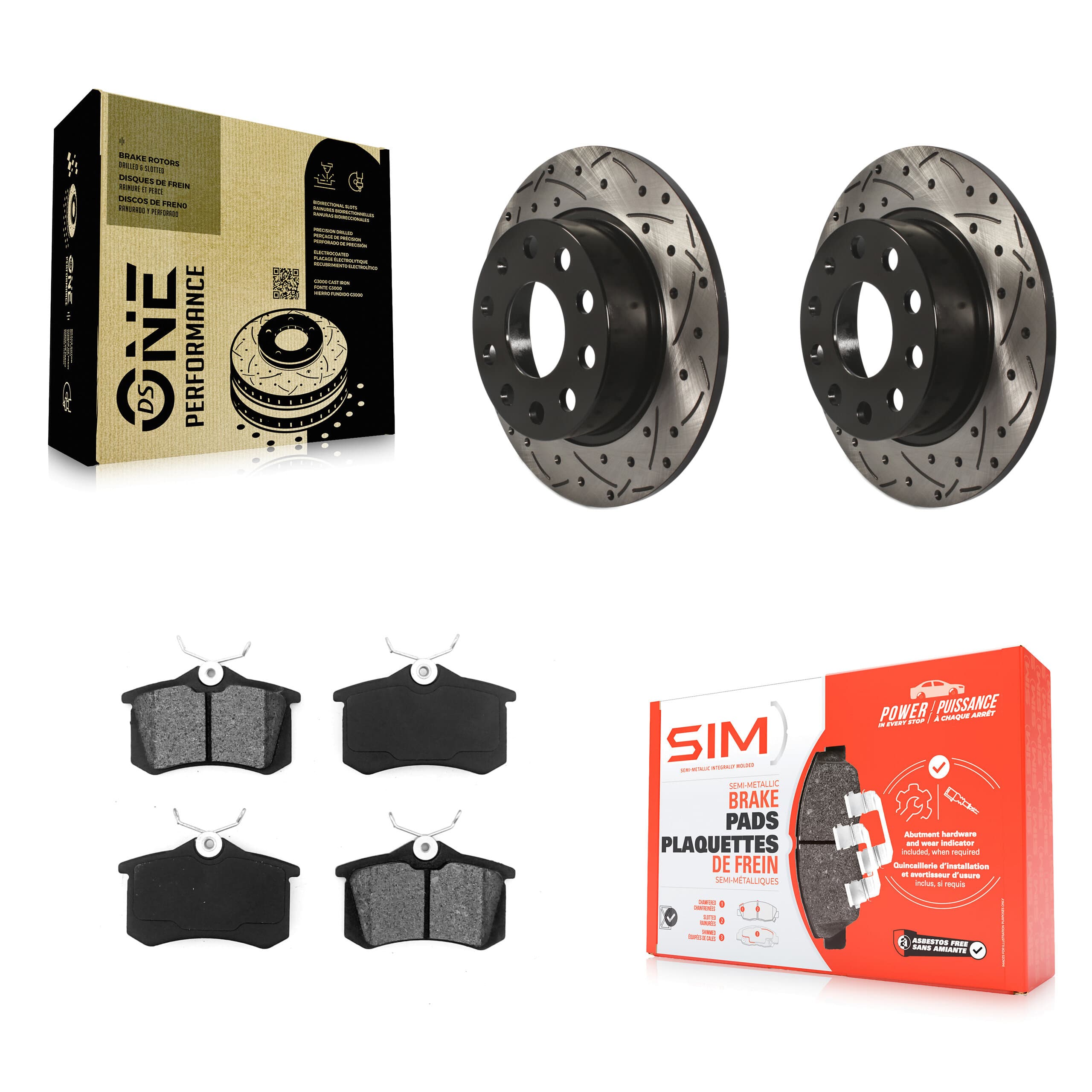 Transit Auto - KDS-100478 - Rear Disc Brake Kits image 1