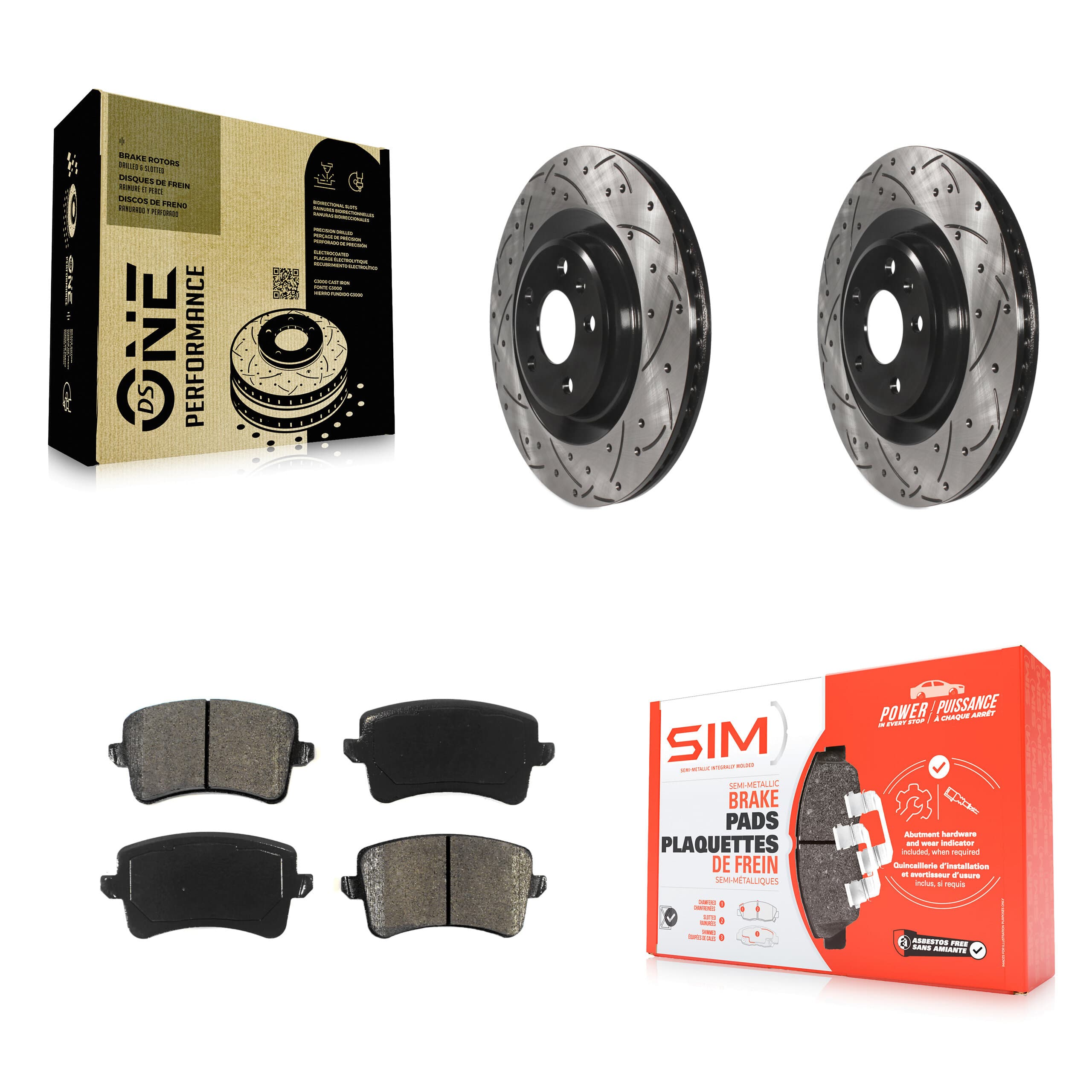 Transit Auto - KDS-100479 - Rear Disc Brake Kits image 1