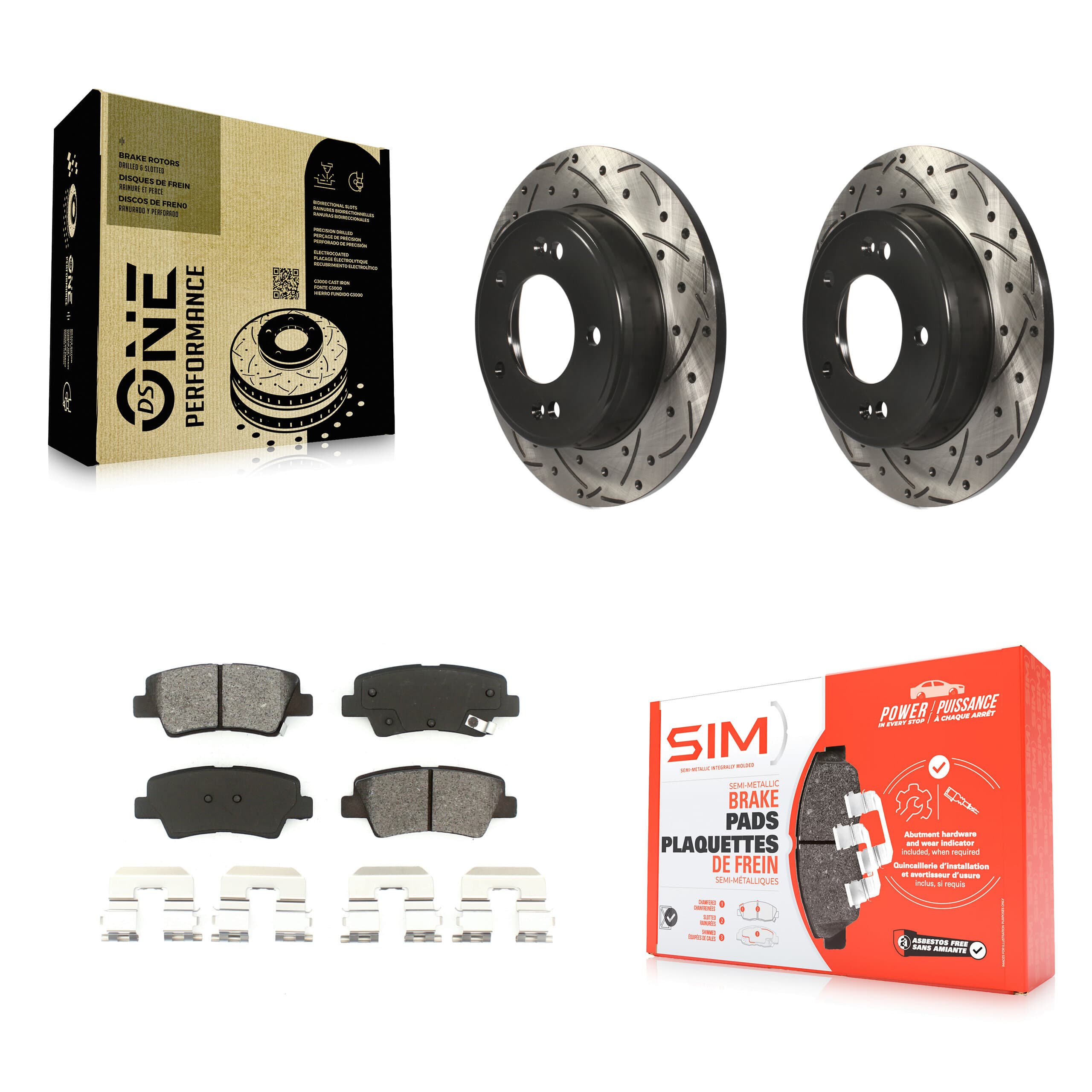 Transit Auto - KDS-100483 - Rear Disc Brake Kits image 1
