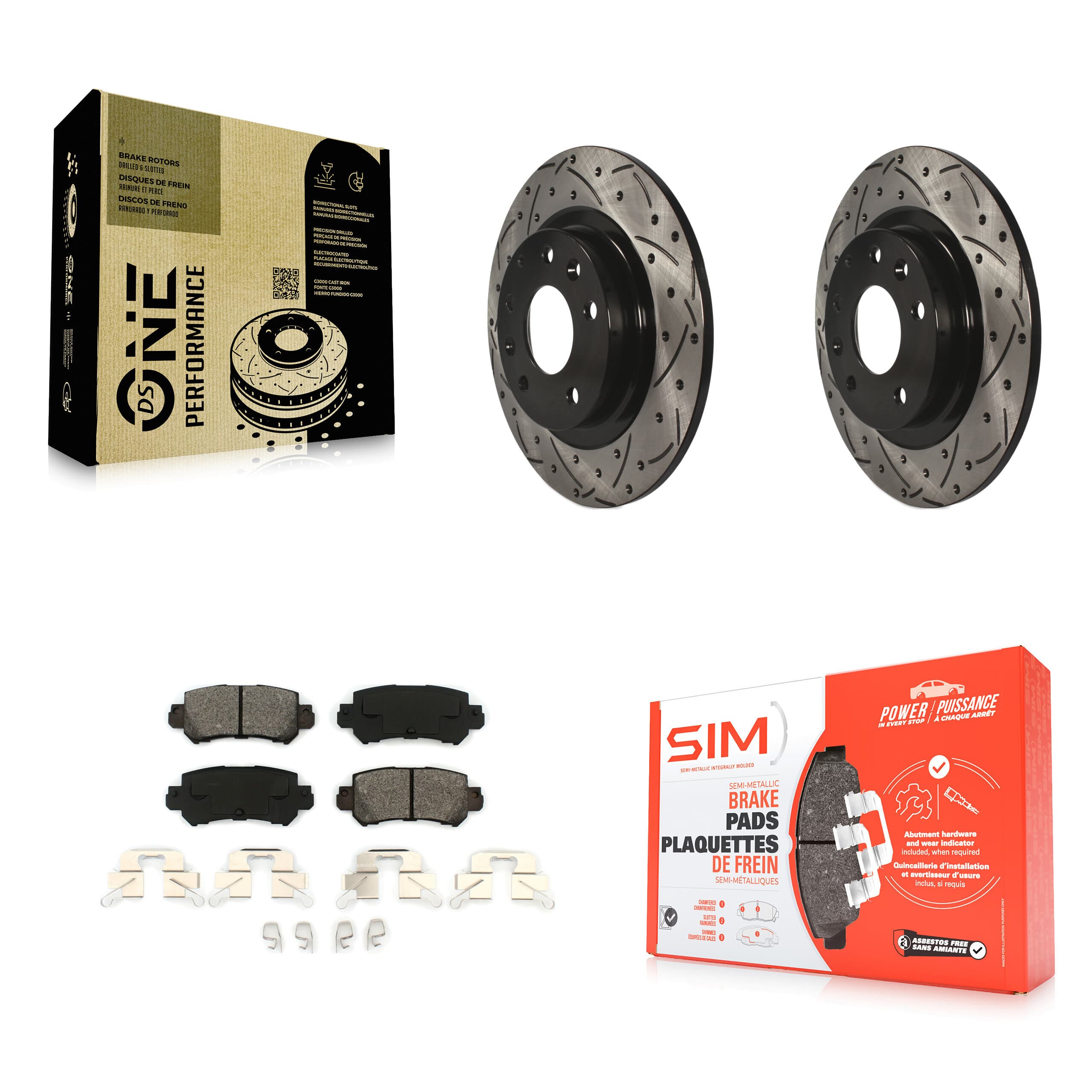 Transit Auto - KDS-100495 - Rear Disc Brake Kits image 1