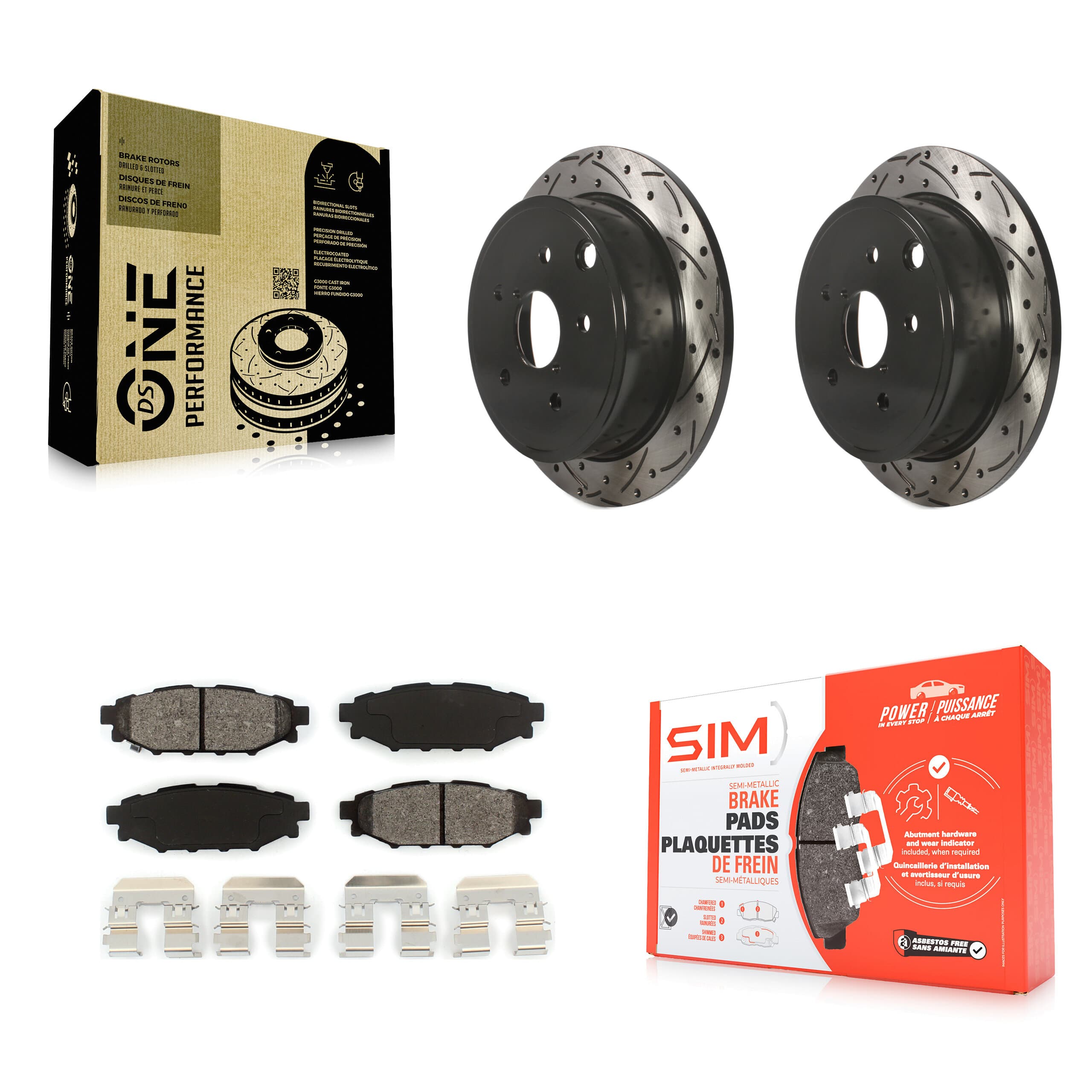 Transit Auto - KDS-100496 - Rear Disc Brake Kits image 1