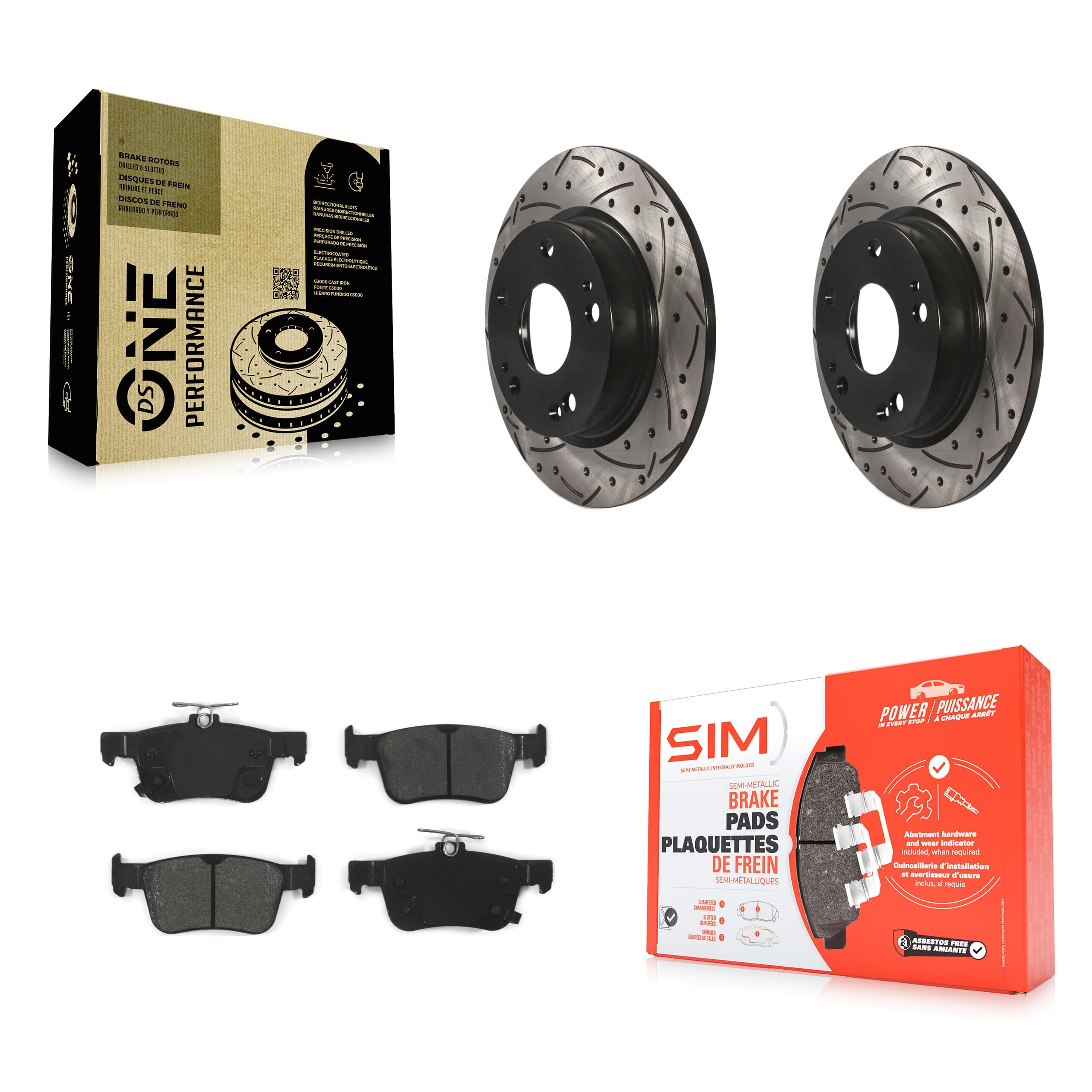 Transit Auto - KDS-100497 - Rear Disc Brake Kits image 1