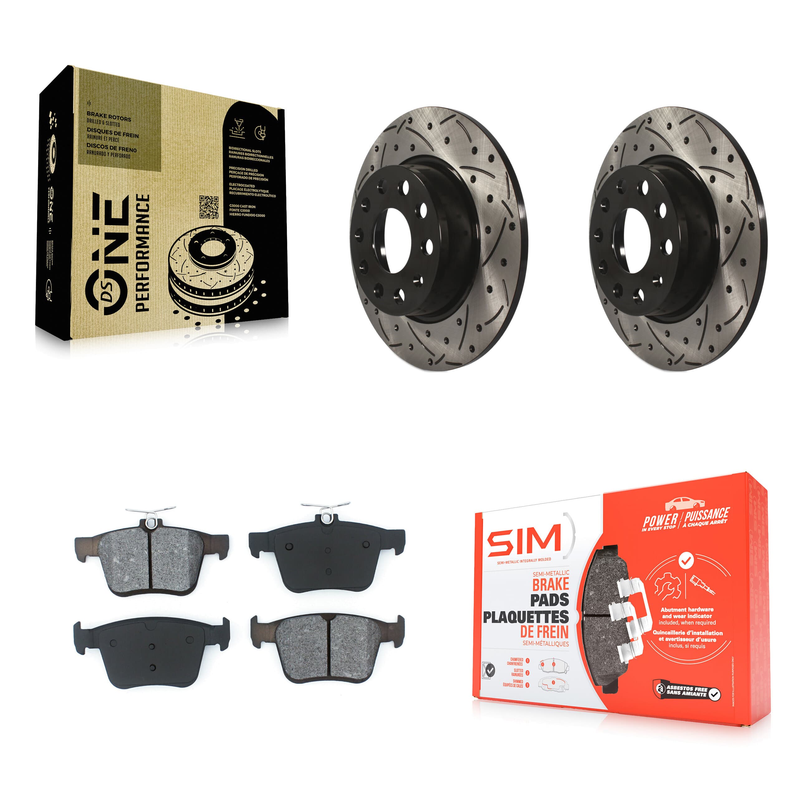 Transit Auto - KDS-100507 - Rear Disc Brake Kits image 1