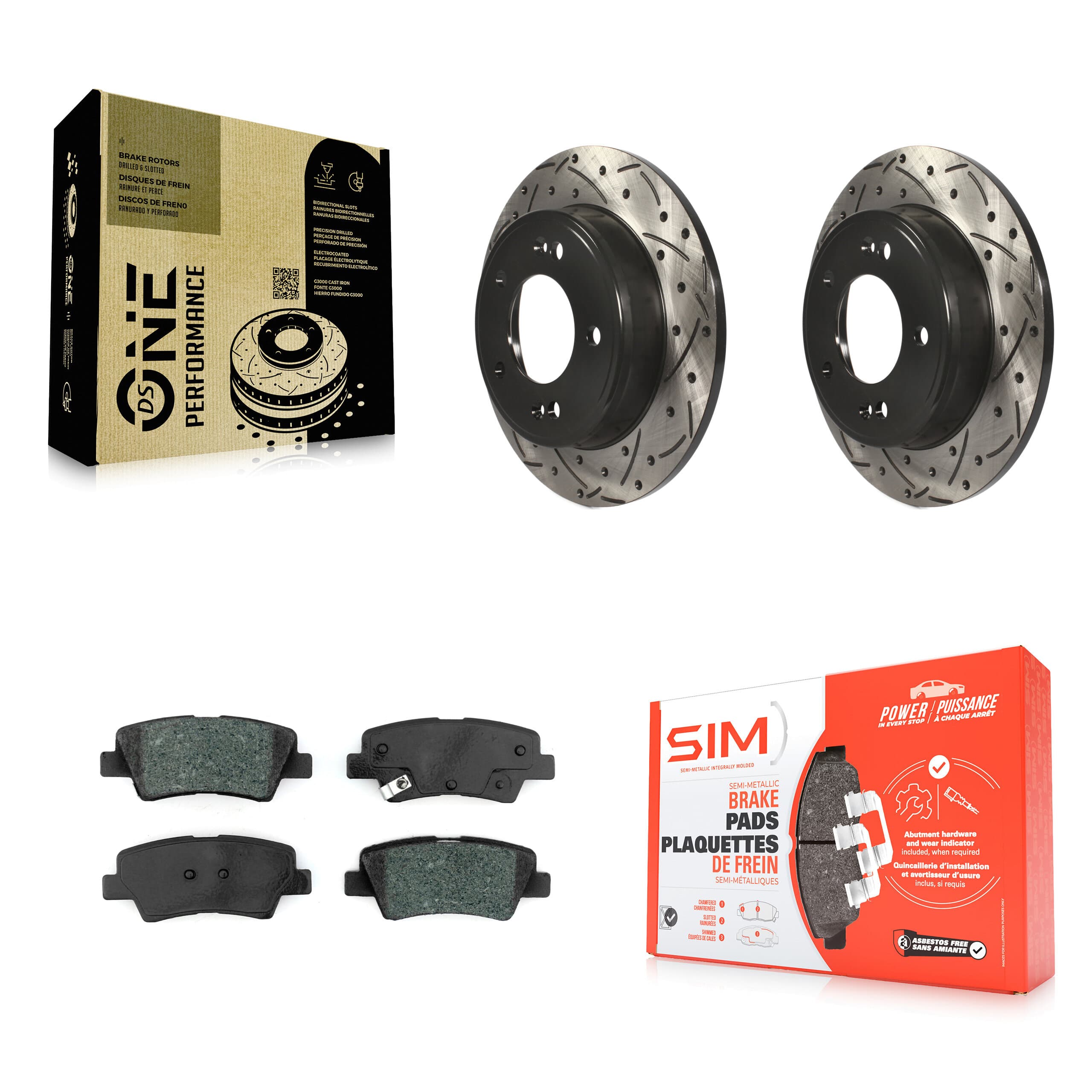 Transit Auto - KDS-100509 - Rear Disc Brake Kits image 1