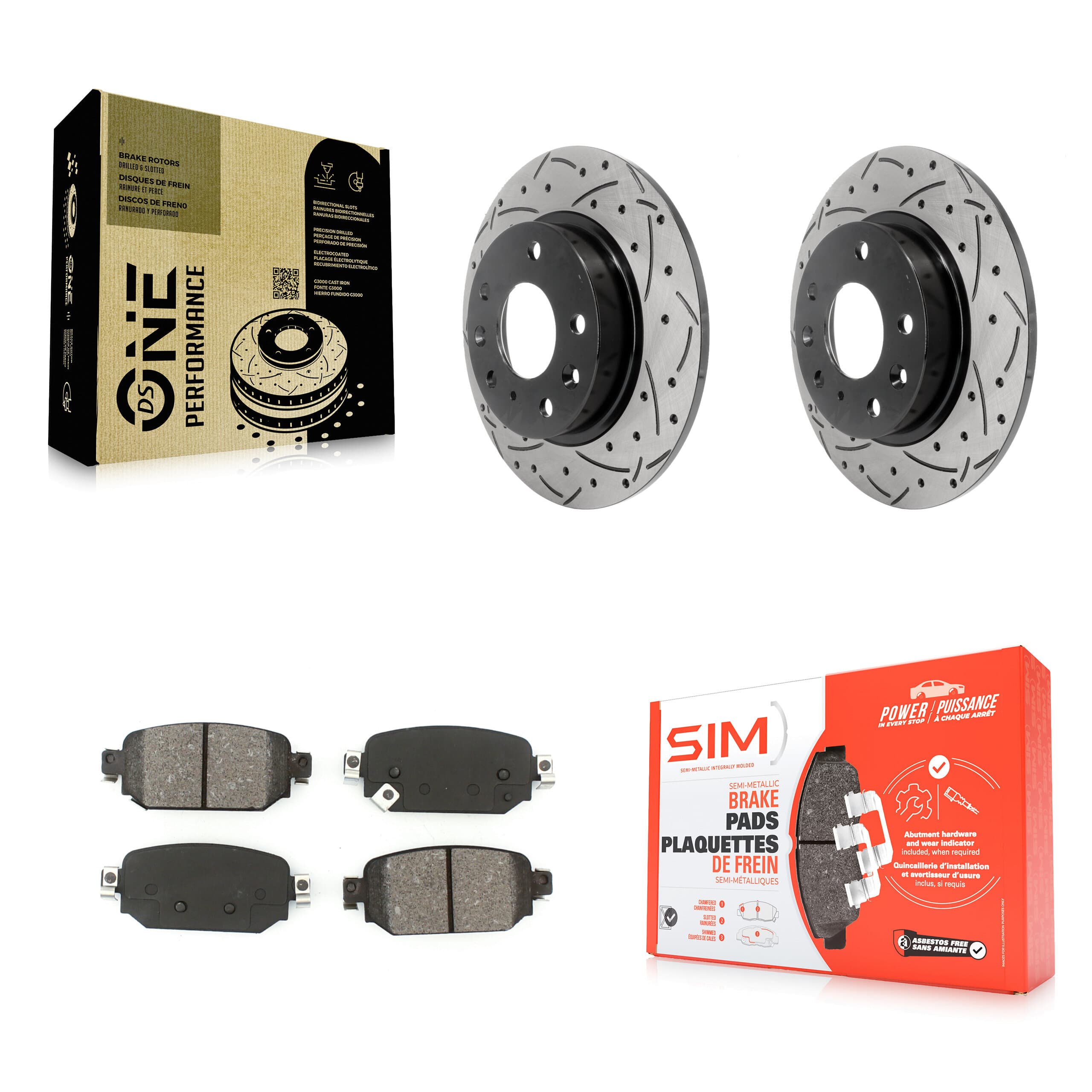 Transit Auto - KDS-100513 - Rear Disc Brake Kits image 1