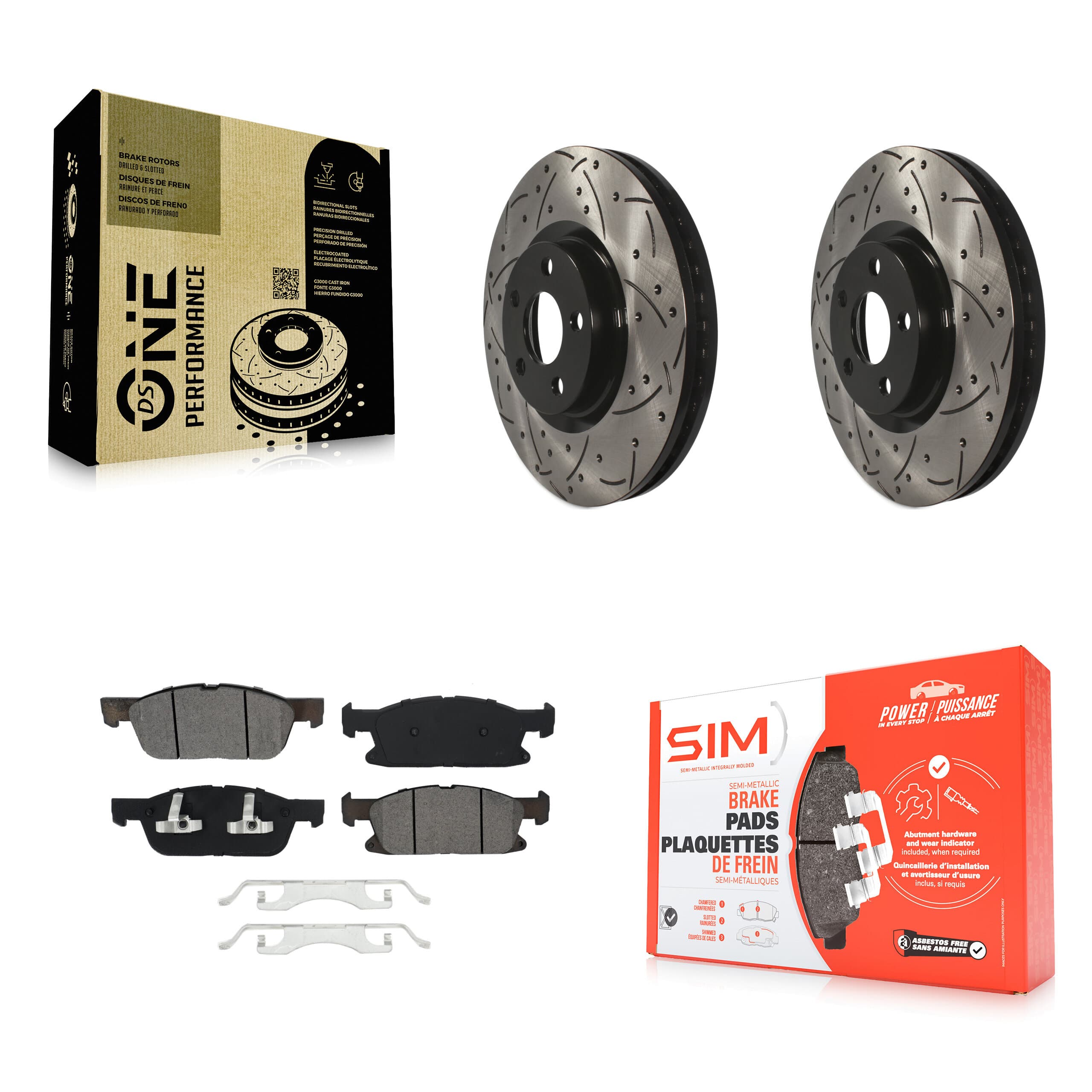 Transit Auto - KDS-100545 - Front Disc Brake Kits image 1
