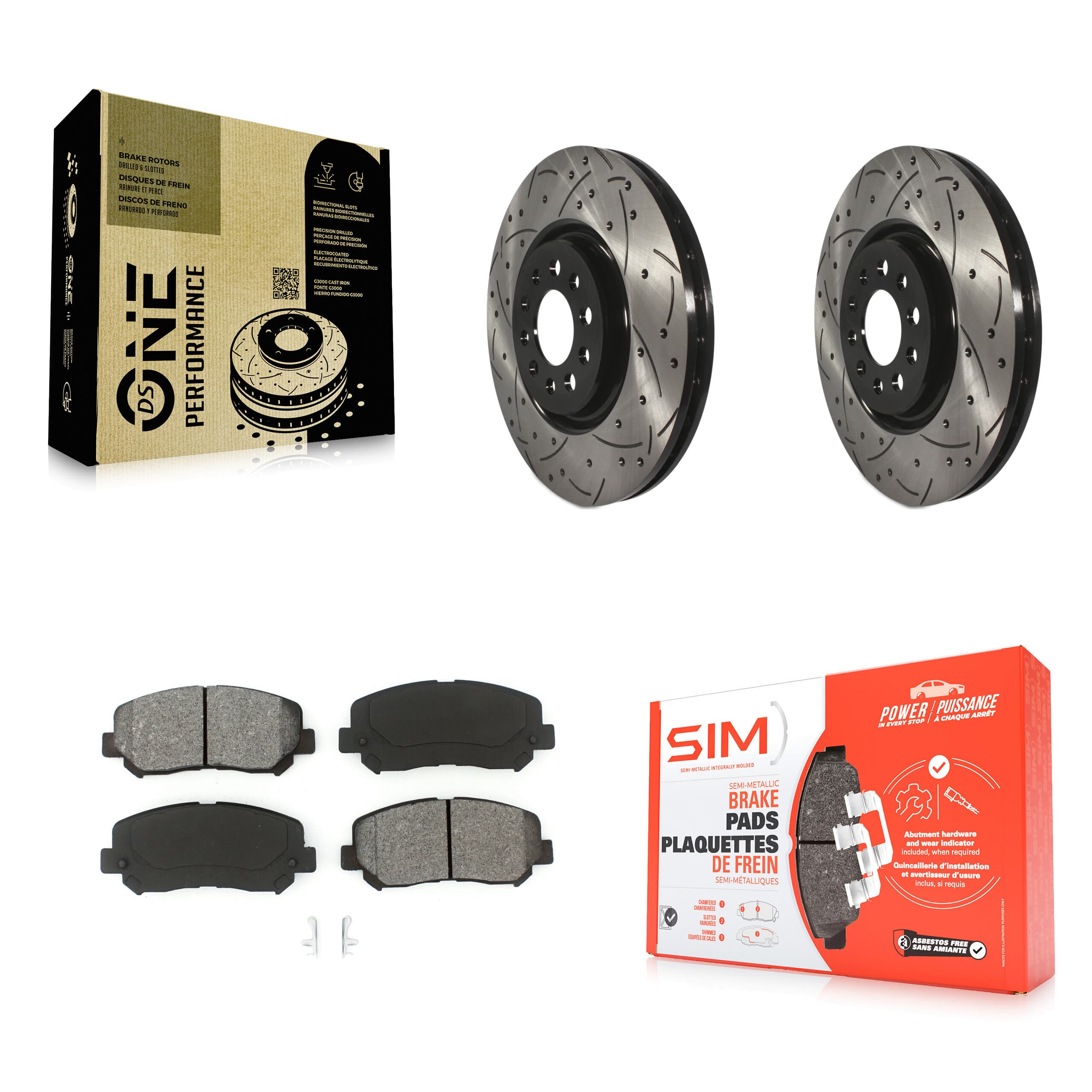Transit Auto - KDS-100547 - Front Disc Brake Kits image 1