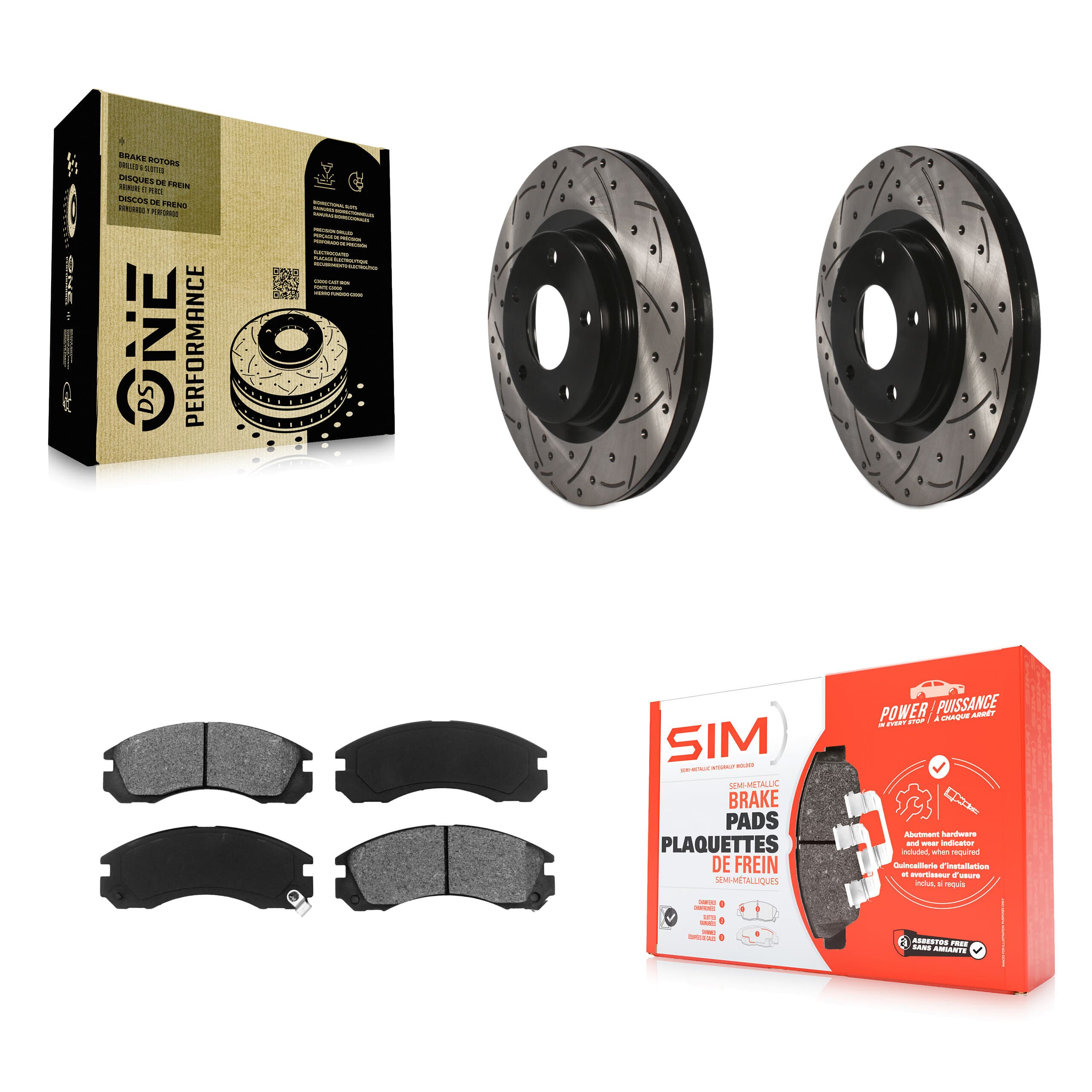 Transit Auto - KDS-100553 - Front Disc Brake Kits image 1