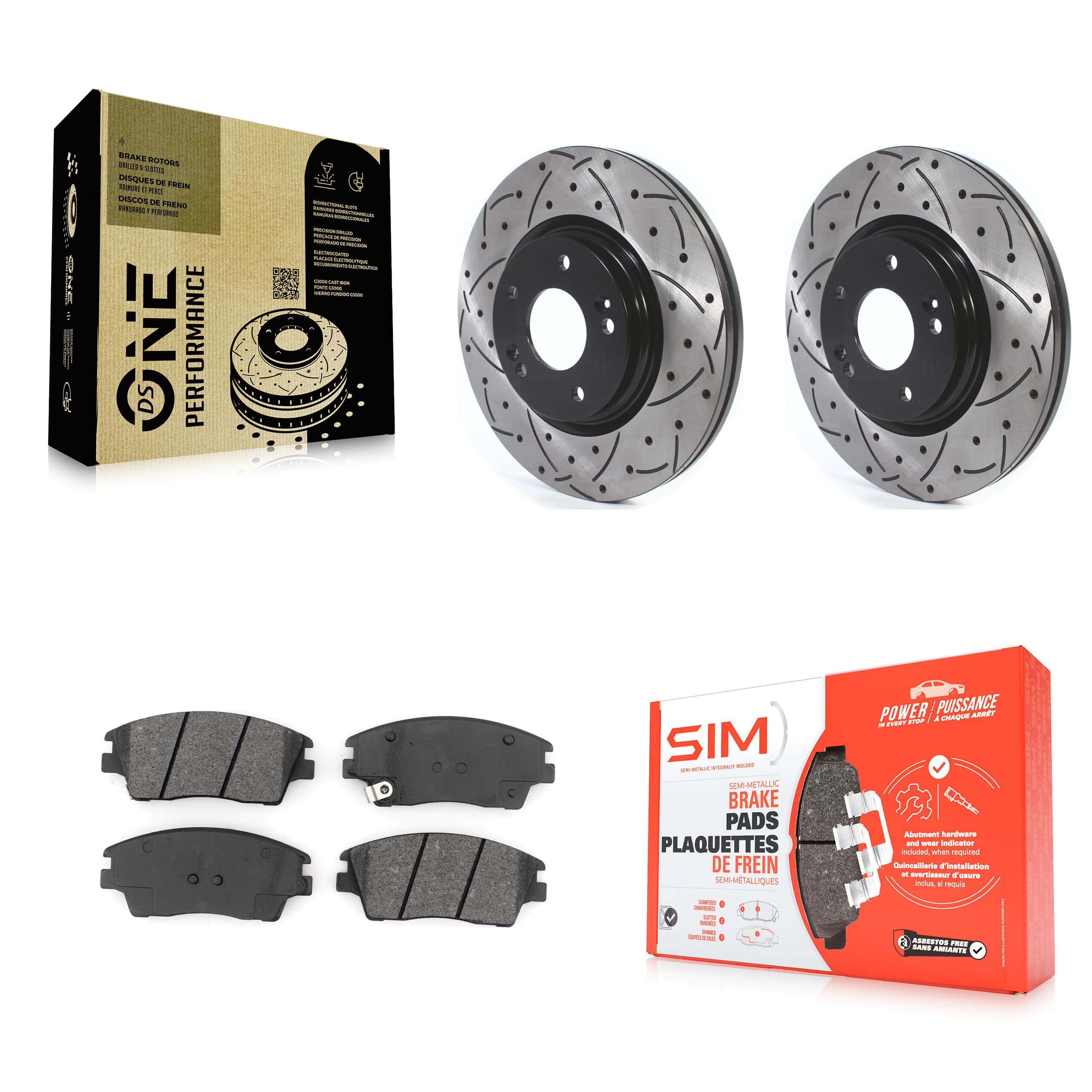 Transit Auto - KDS-100568 - Front Disc Brake Kits image 1