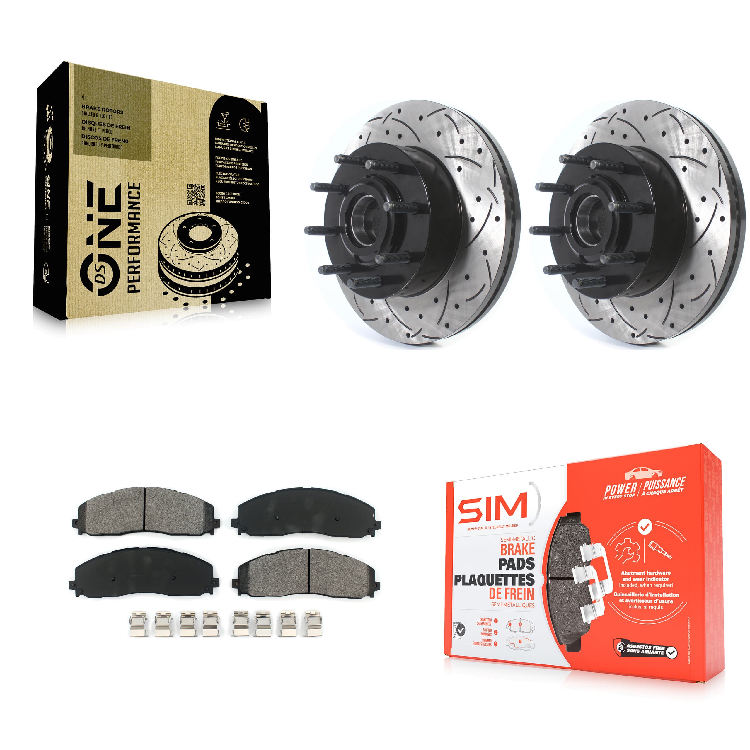 Transit Auto - KDS-100599 - Front Disc Brake Kits image 1