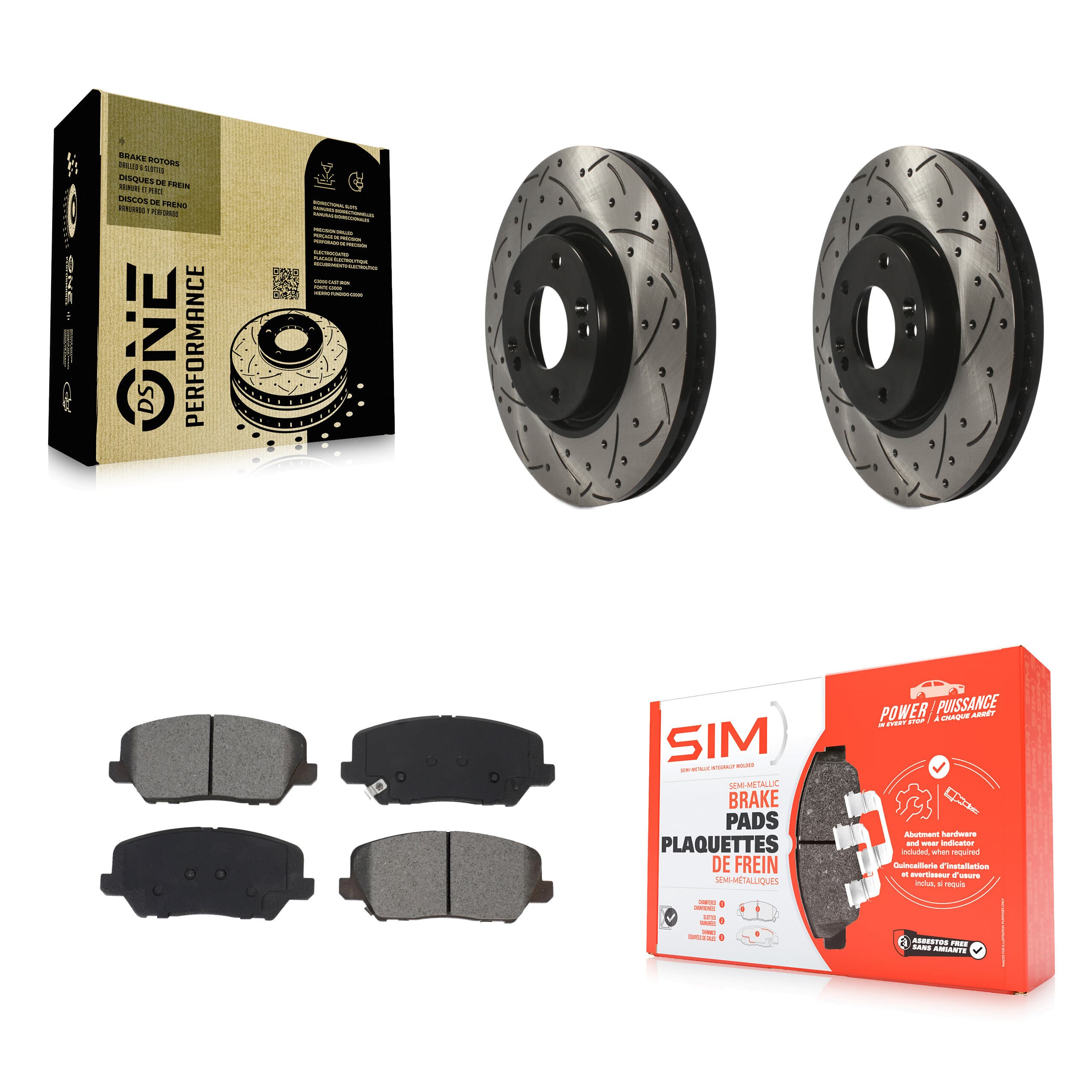 Transit Auto - KDS-100611 - Front Disc Brake Kits image 1