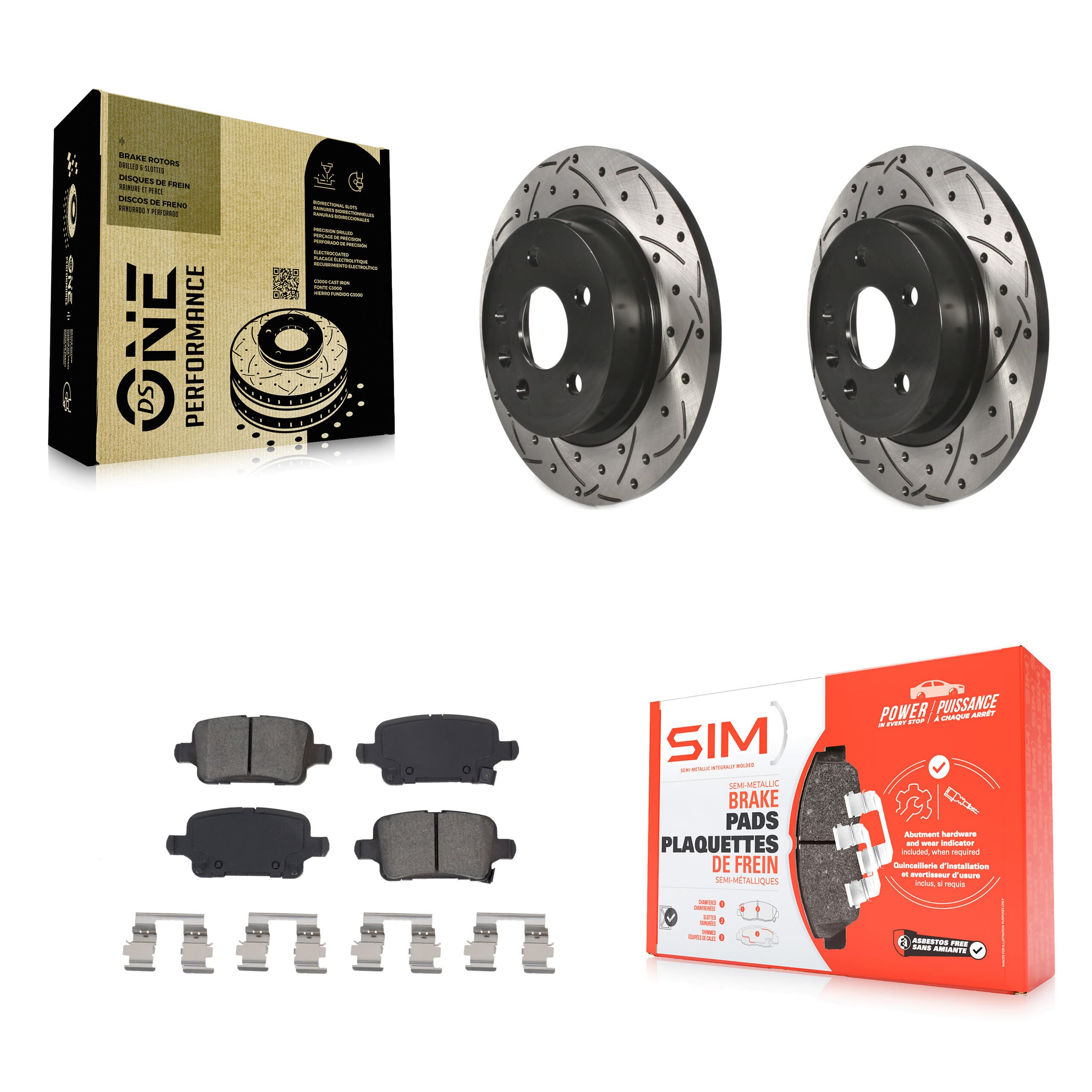 Transit Auto - KDS-100650 - Rear Disc Brake Kits image 1
