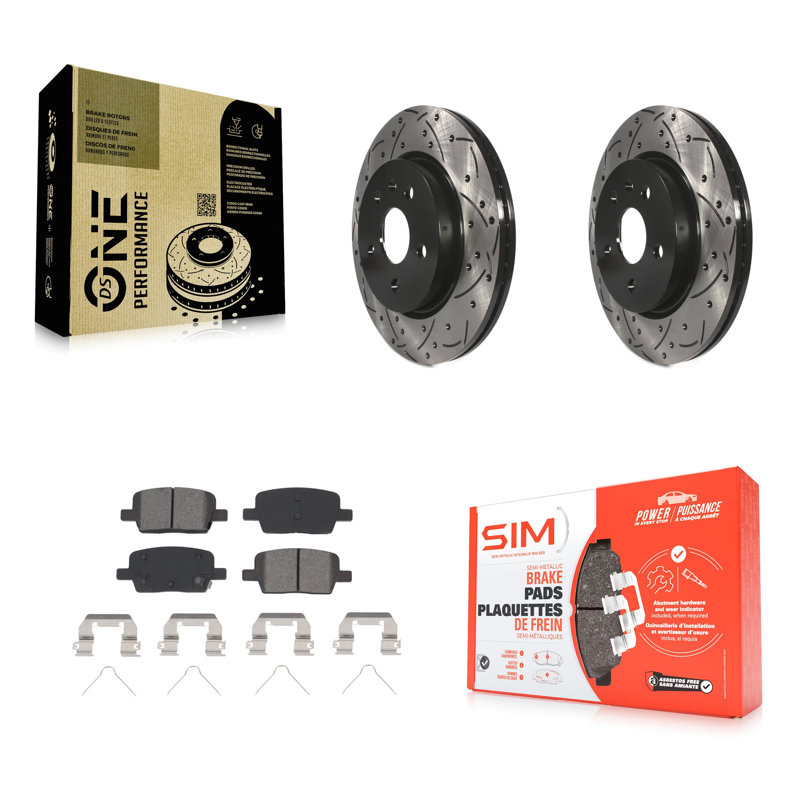 Transit Auto - KDS-100651 - Rear Disc Brake Kits image 1