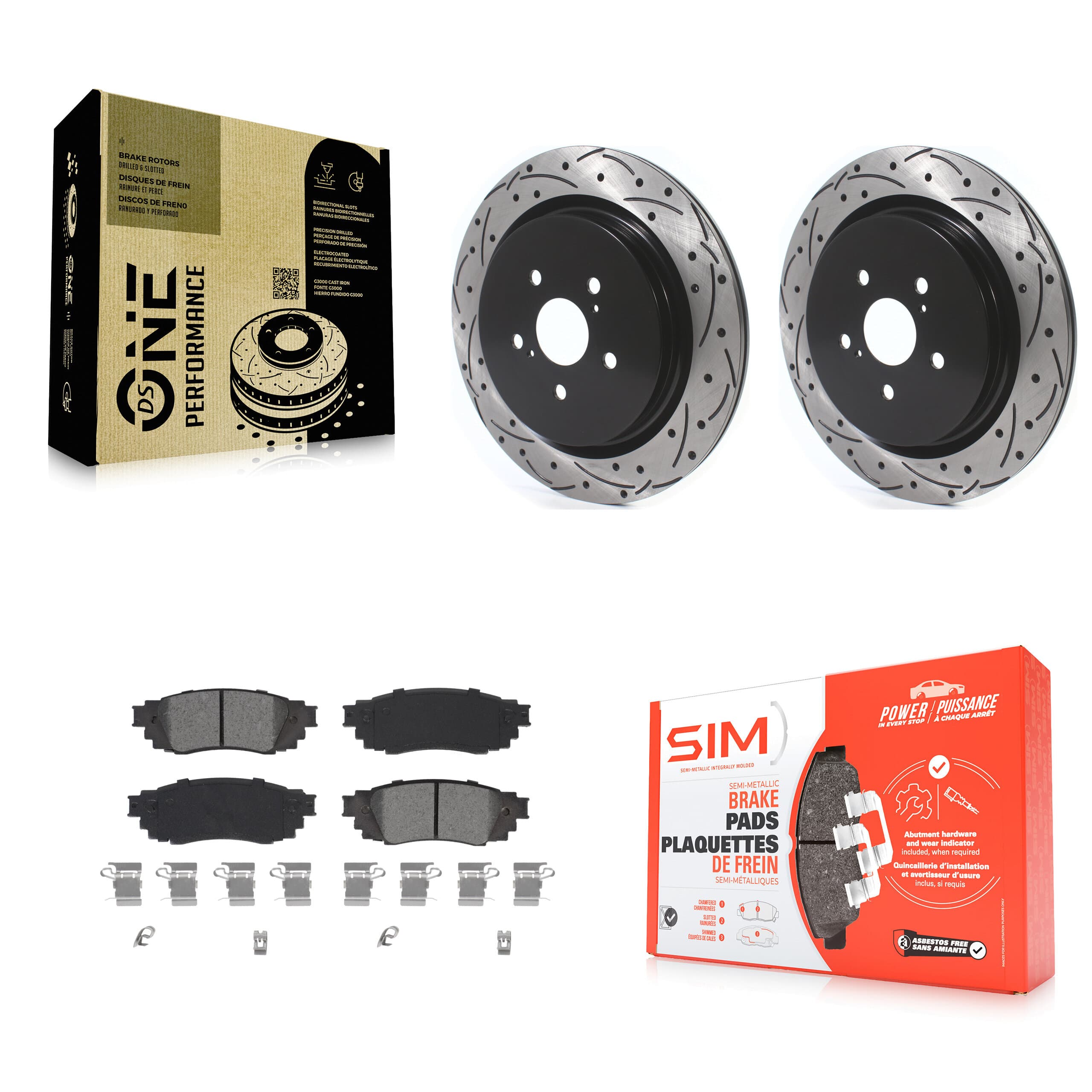 Transit Auto - KDS-100656 - Rear Disc Brake Kits image 1