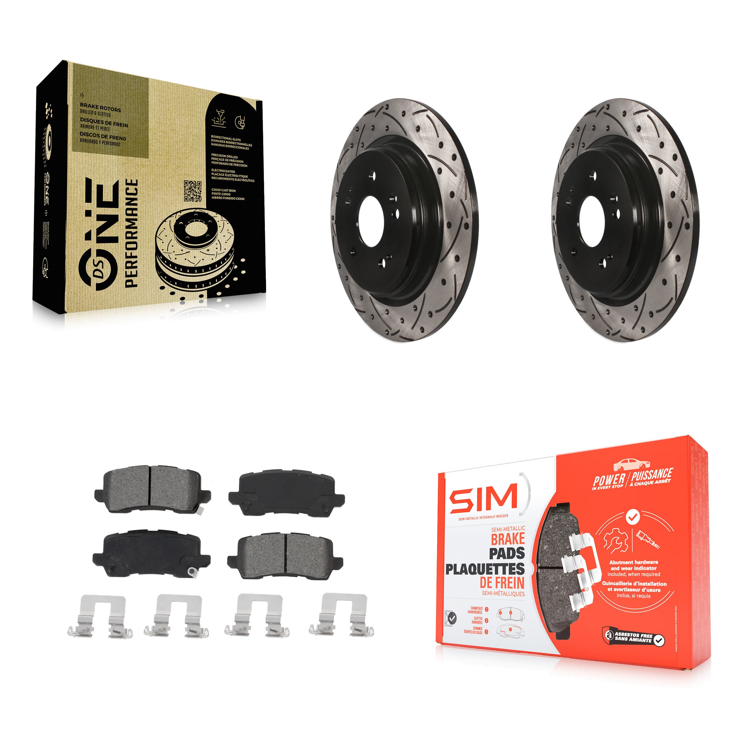 Transit Auto - KDS-100657 - Rear Disc Brake Kits image 1