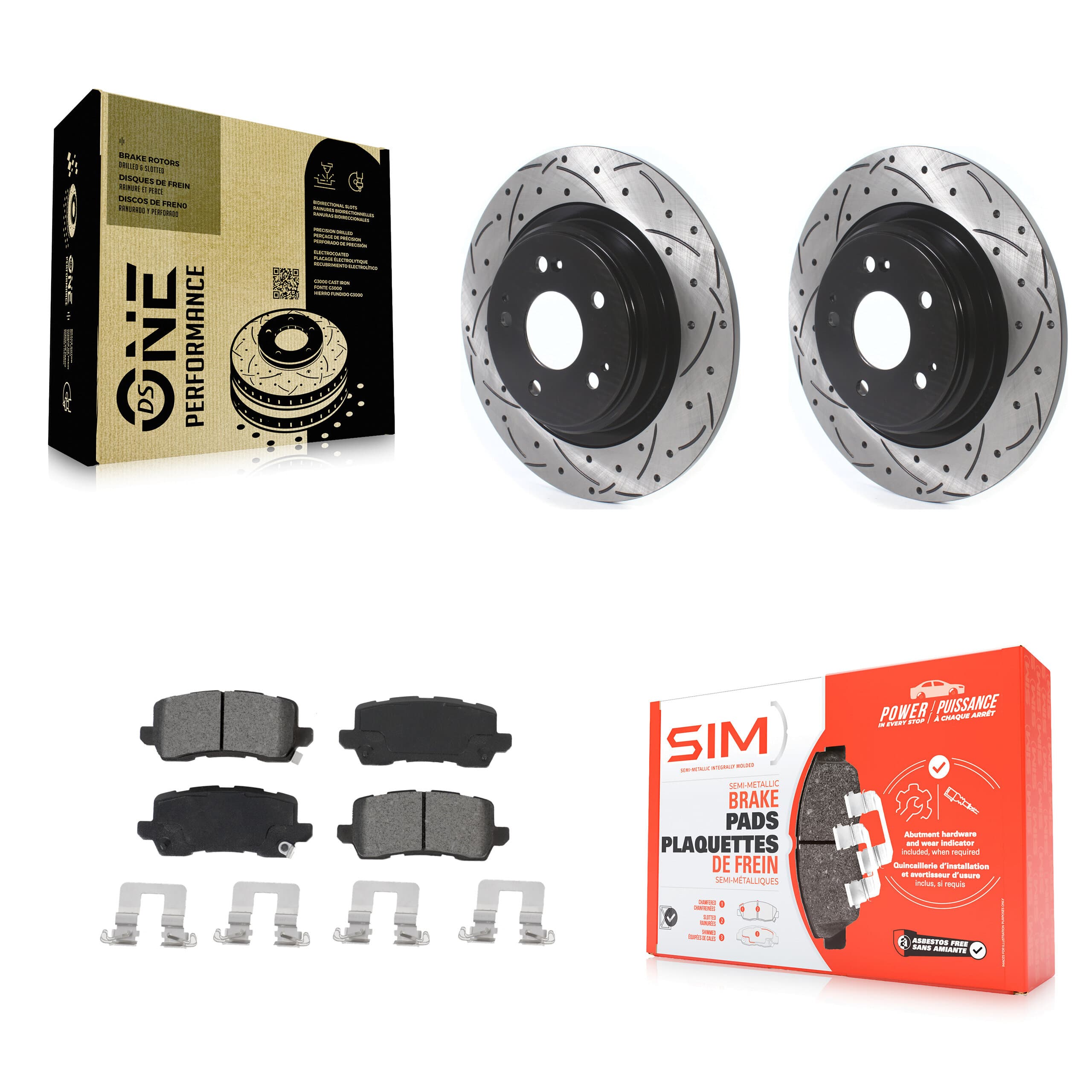 Transit Auto - KDS-100658 - Rear Disc Brake Kits image 1